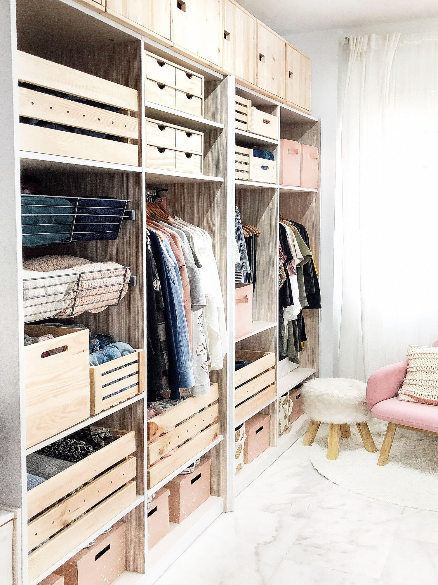 Cajonera de madera  de 18.5x40x20cm y capacidad l - 8