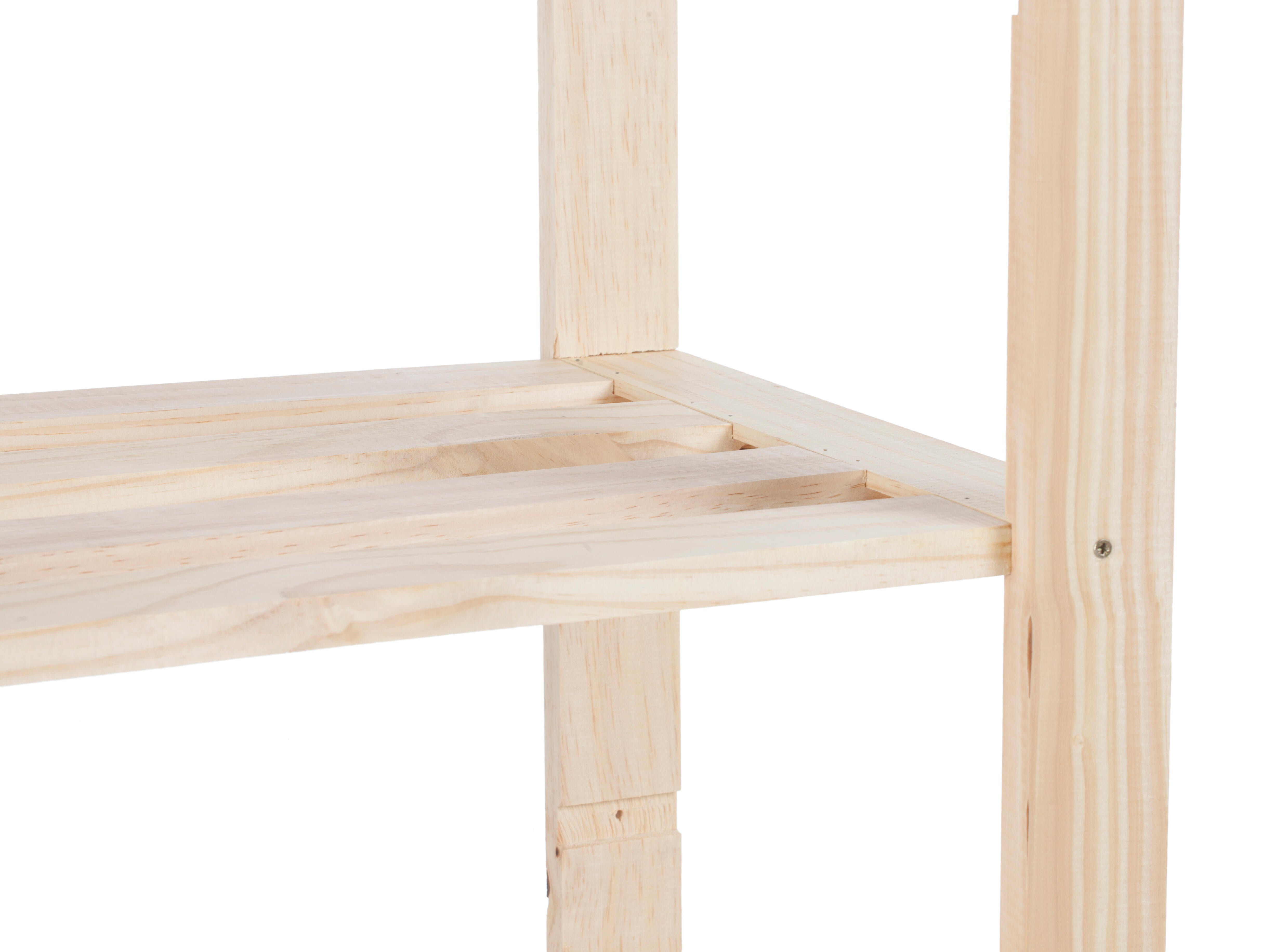 Estante pinho 5 prateleiras 75x40x170cm 50kg - 16