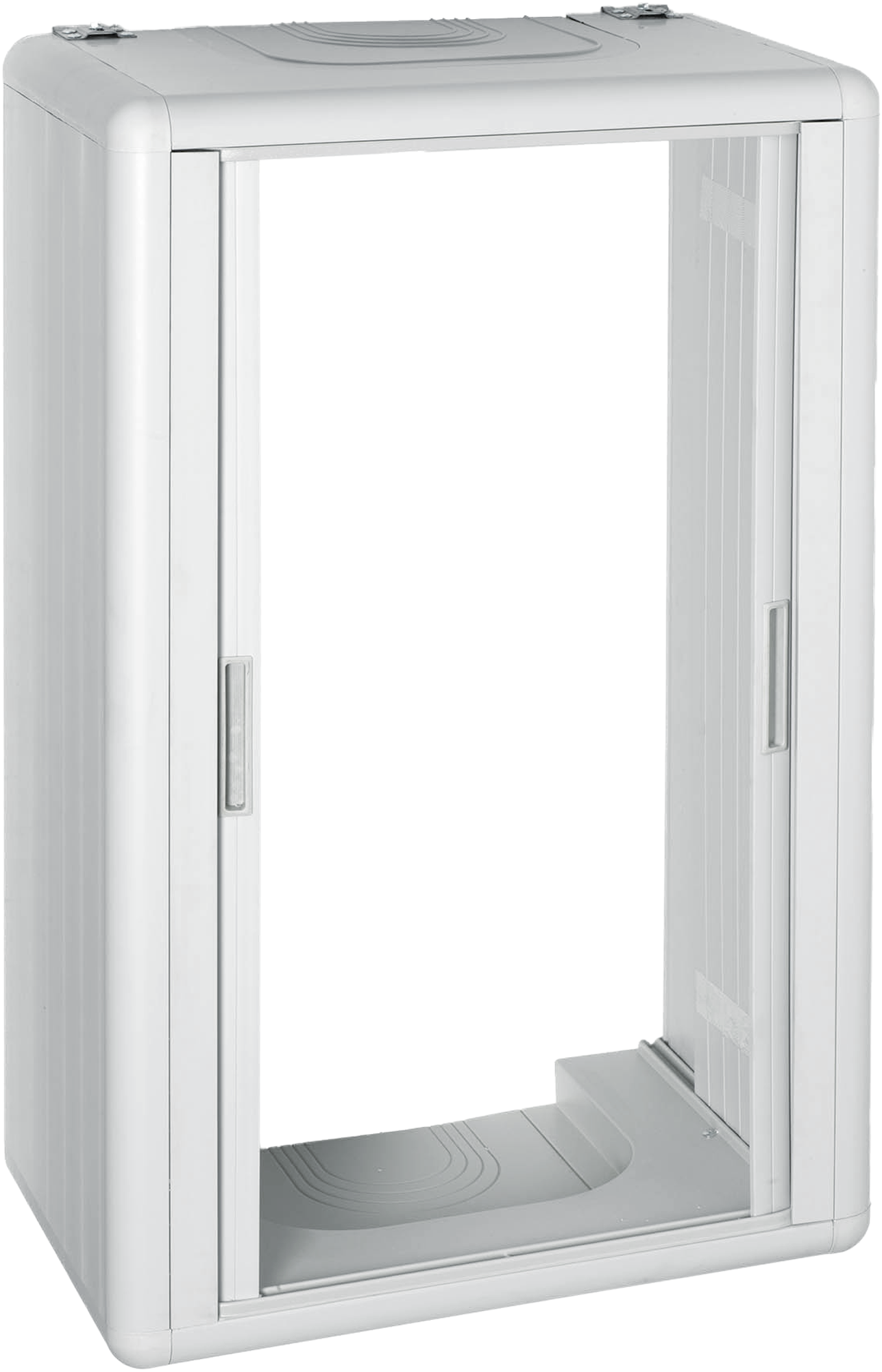 Armario de colgar para caldera de resina 59x100x38.5 cm color blanco 2 persianas