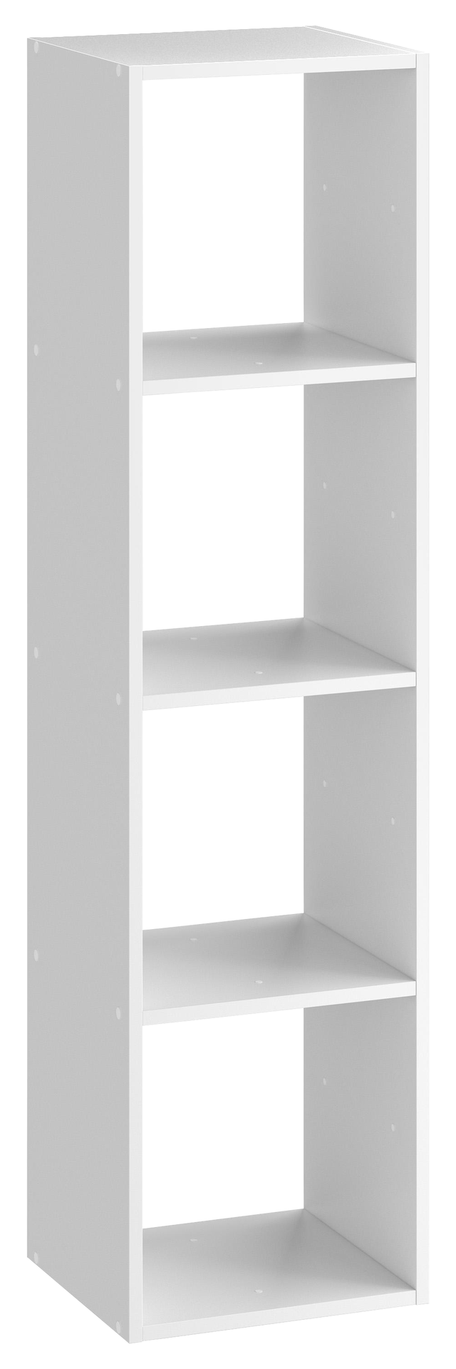 Estante cubo 4x1 branco 139,3x36x31,7 cm Spaceo Kub