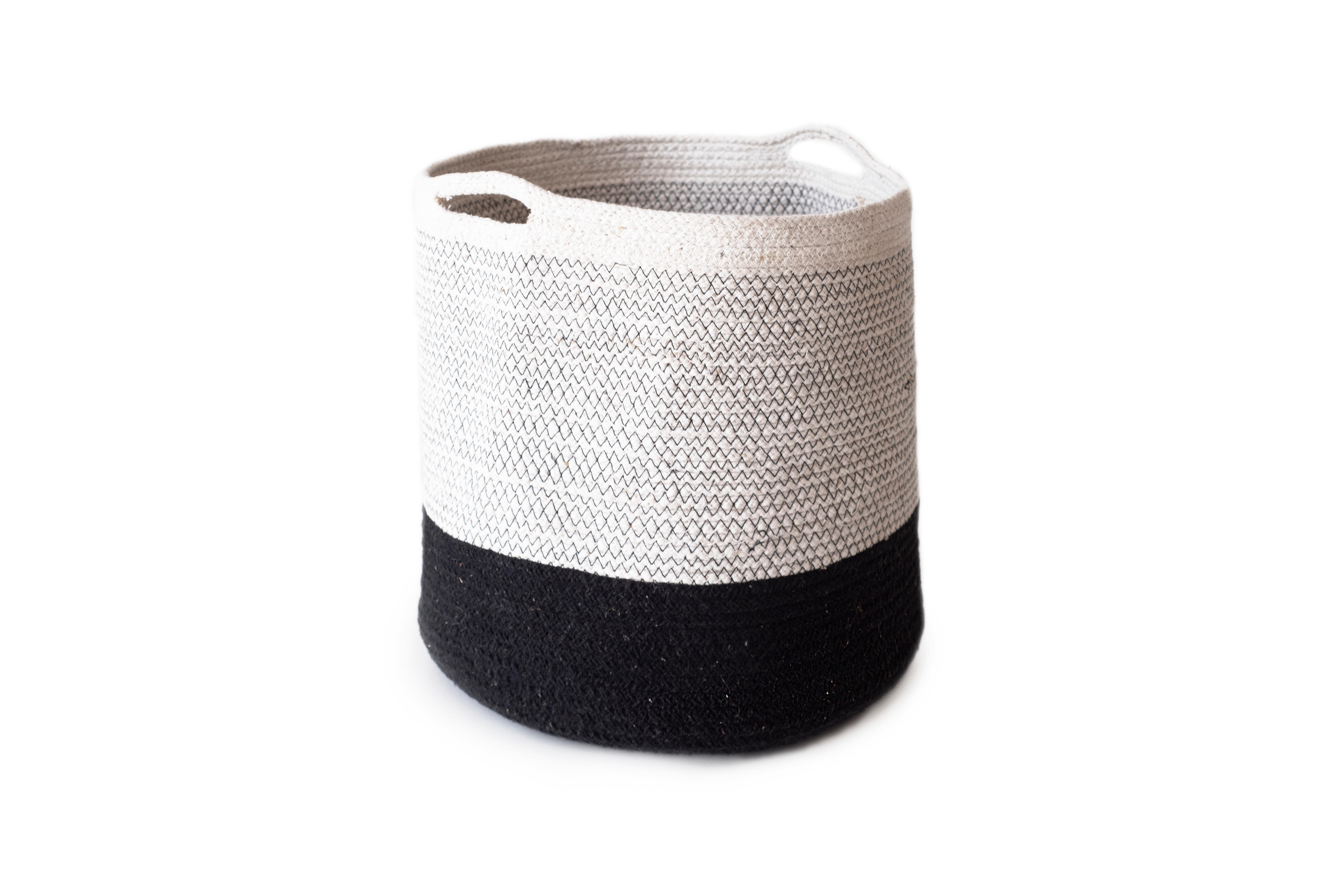 Cesta de algodón taal de 30x30x30 cm y capacidad de 21l