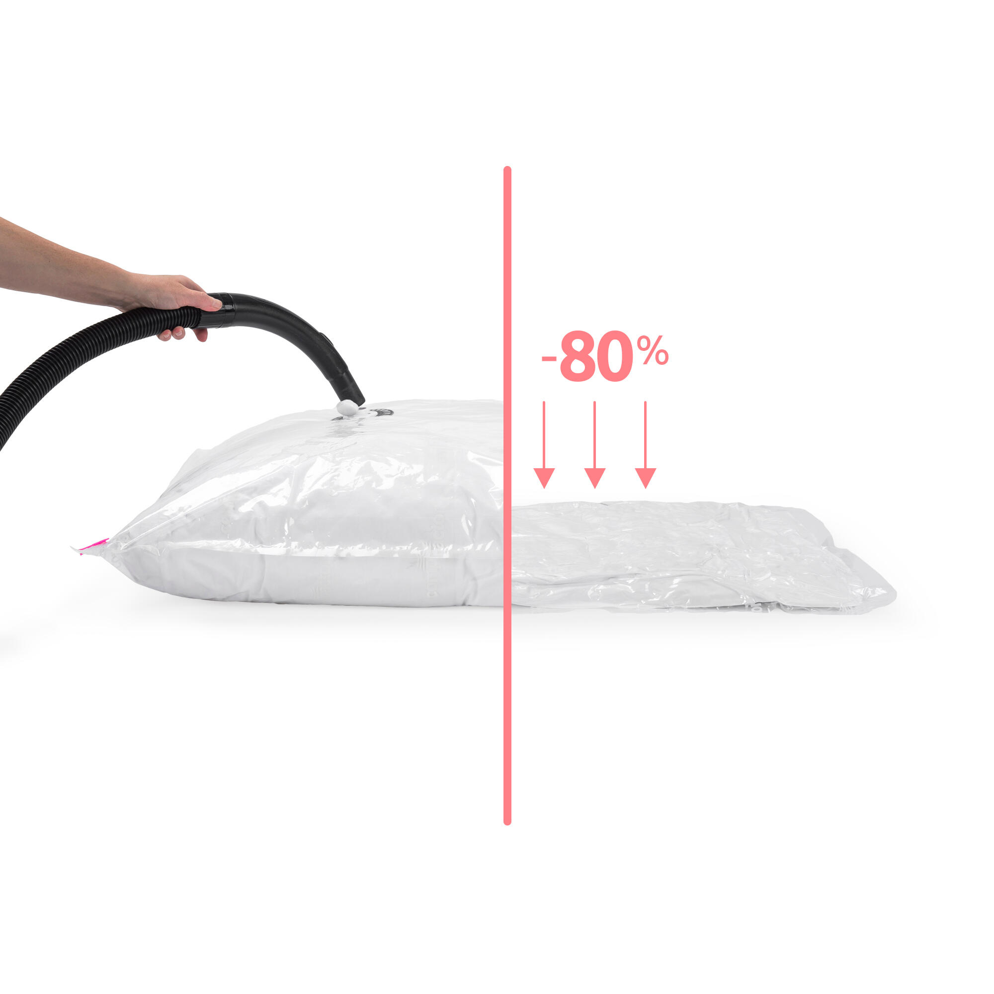 Lot 2 sacs sous vide Aspispace XL 130x80cm Compactor - 4