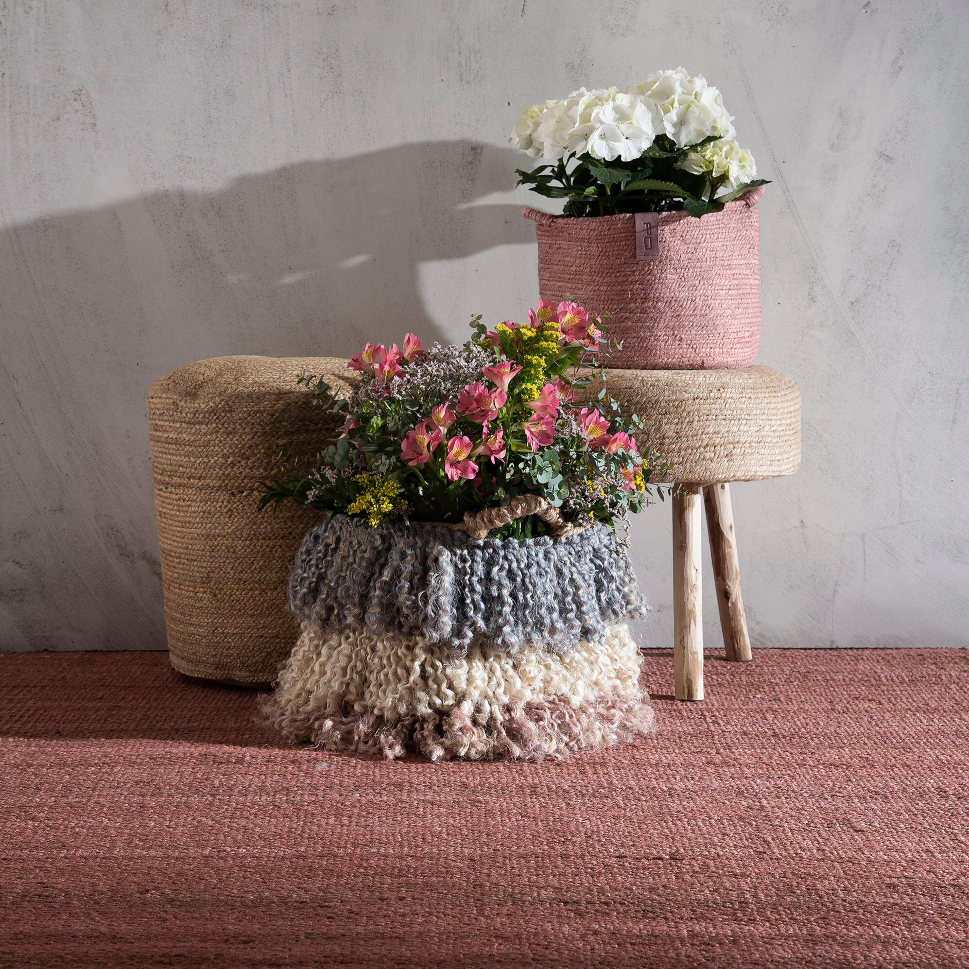 Cesta decorativa BASKET FORMENTERA multicolor 30x37x30 cm - 5