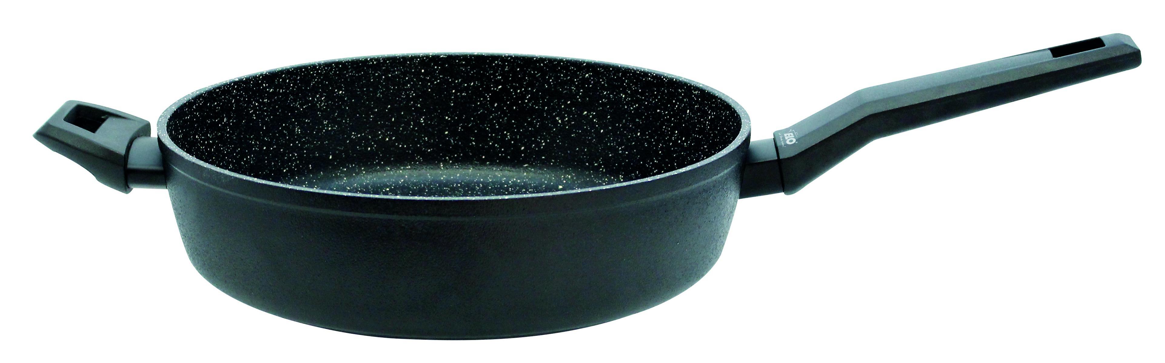 Padella ELO Granit Solution 28 Cm | Antiaderente, Resistente, Per Cotture Sane | Ideale Per Tutti I Fornelli