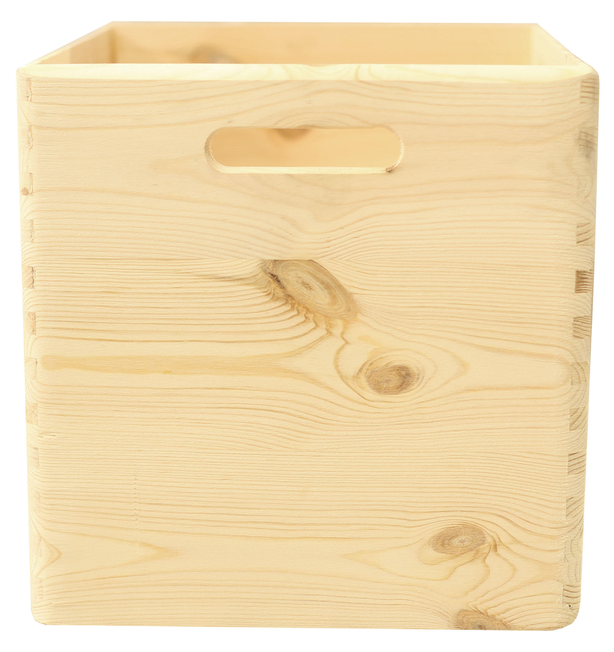 Cesta in legno ASTIGARRAGA chiaro P 30 x L 30 x H 30 cm - 18