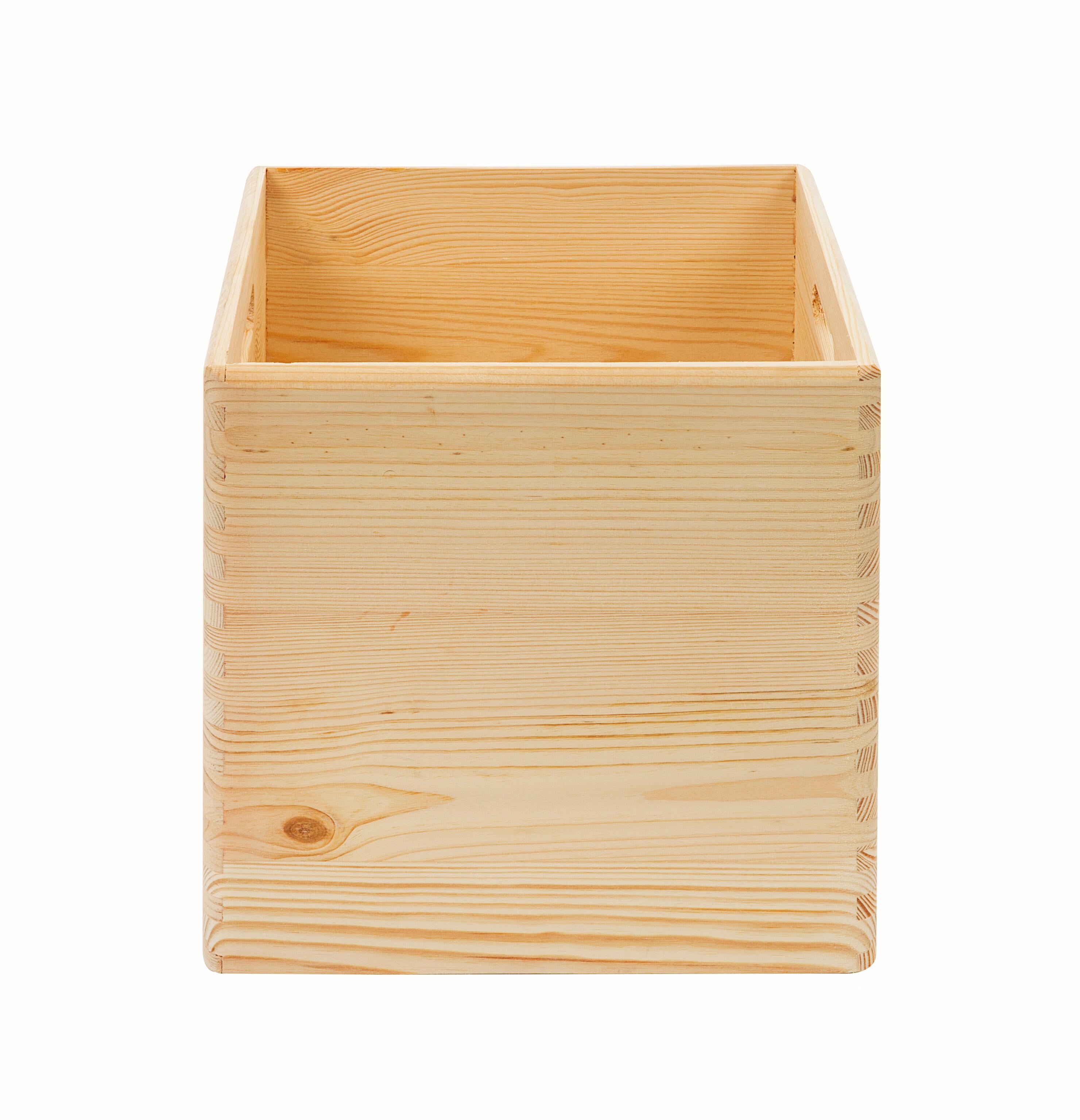 Cesta in legno ASTIGARRAGA chiaro P 30 x L 30 x H 30 cm - 14