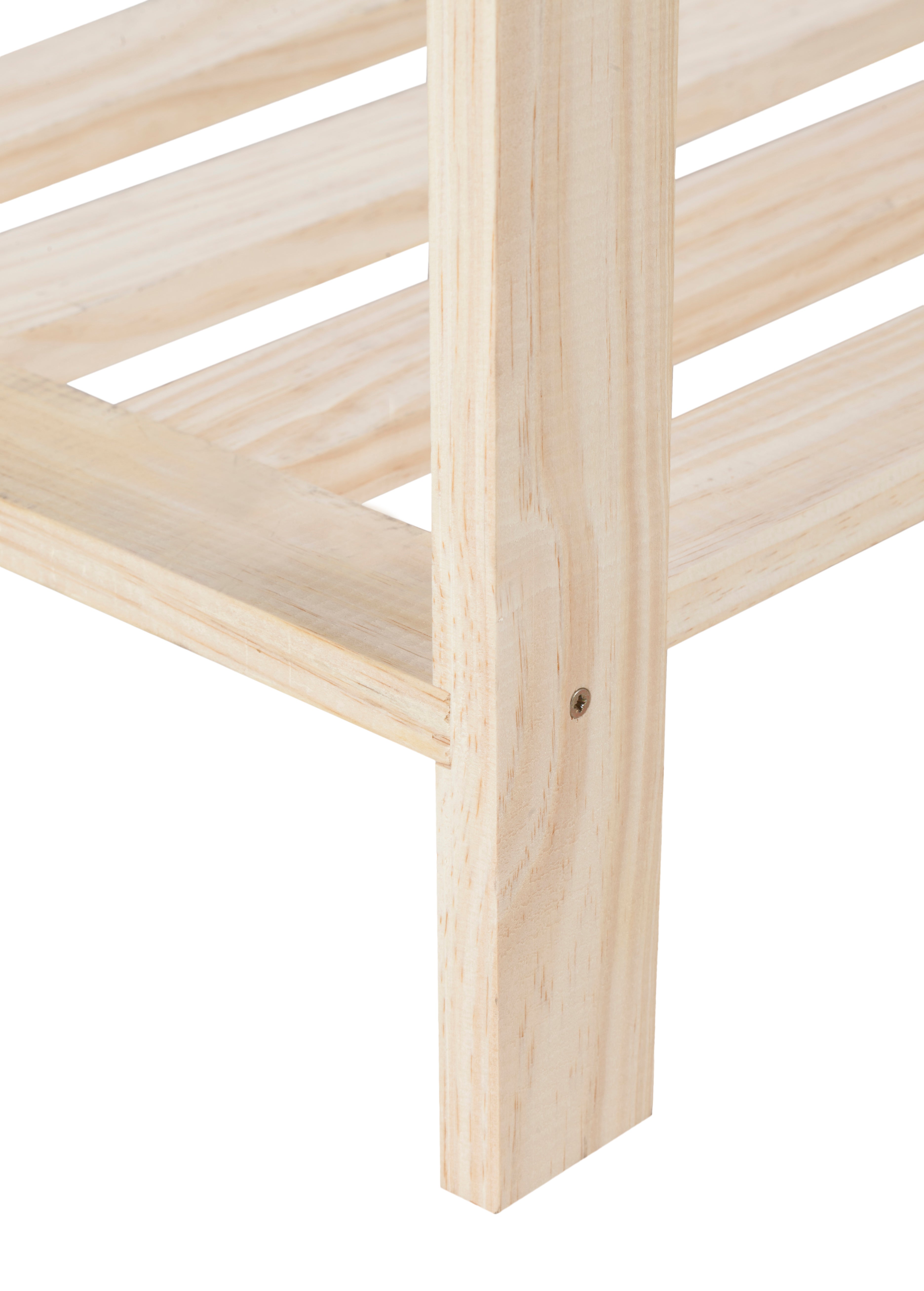 Estantería de madera de pino macizo con 5 baldas 170x75x40cm 250 Kg - 14