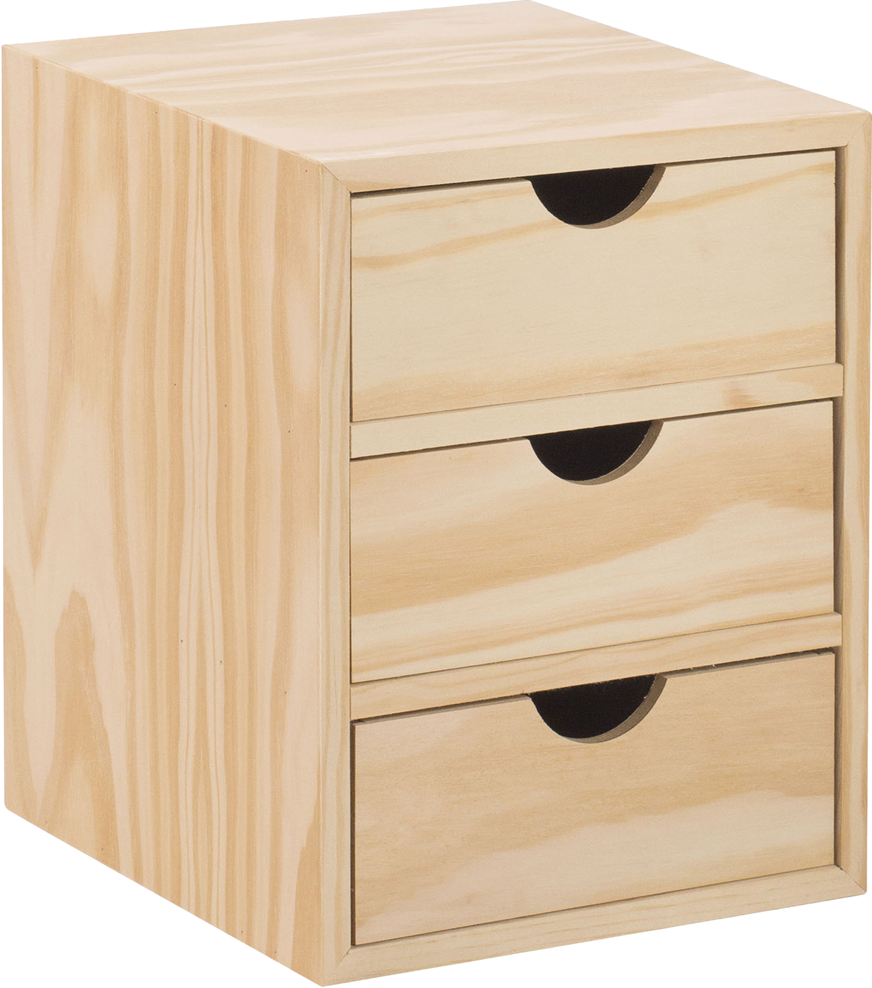 Cassettiera a colonna con 3 cassetti 3 cassetti, L 21 x P 20 x H 28 cm beige - 10