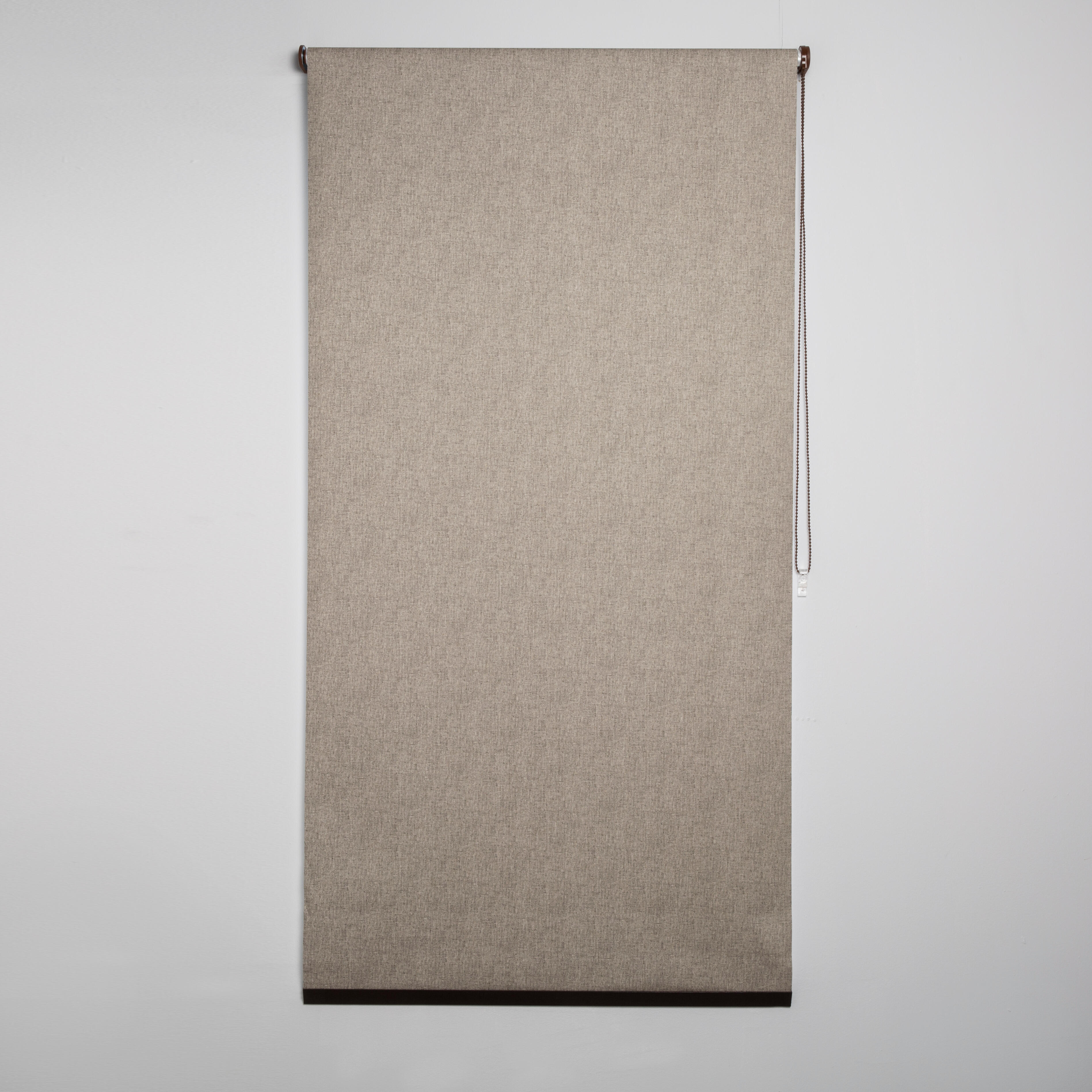 Estor enrollable opaco caleta marrón de 184x230cm