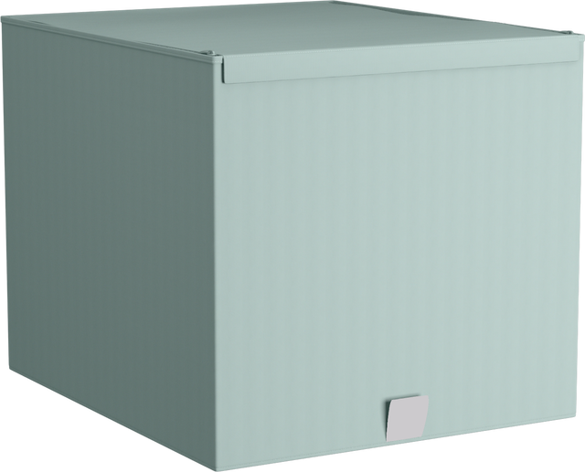 Caja De Almacenamiento De Tela 41 Litros - Con Tapa Y Cremallera, 45x35x26 Cm