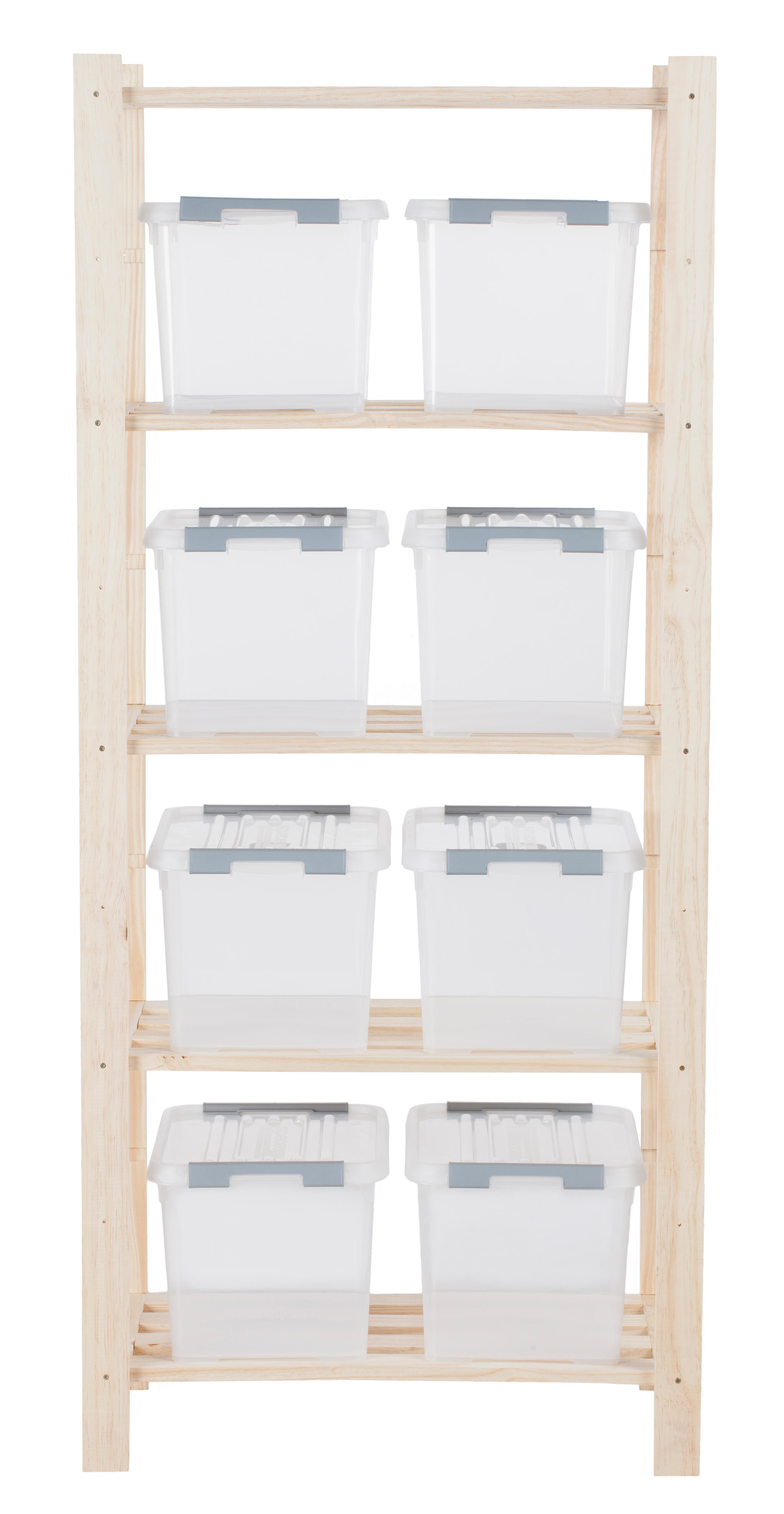 Estante pinho 5 prateleiras 75x40x170cm 50kg - 3