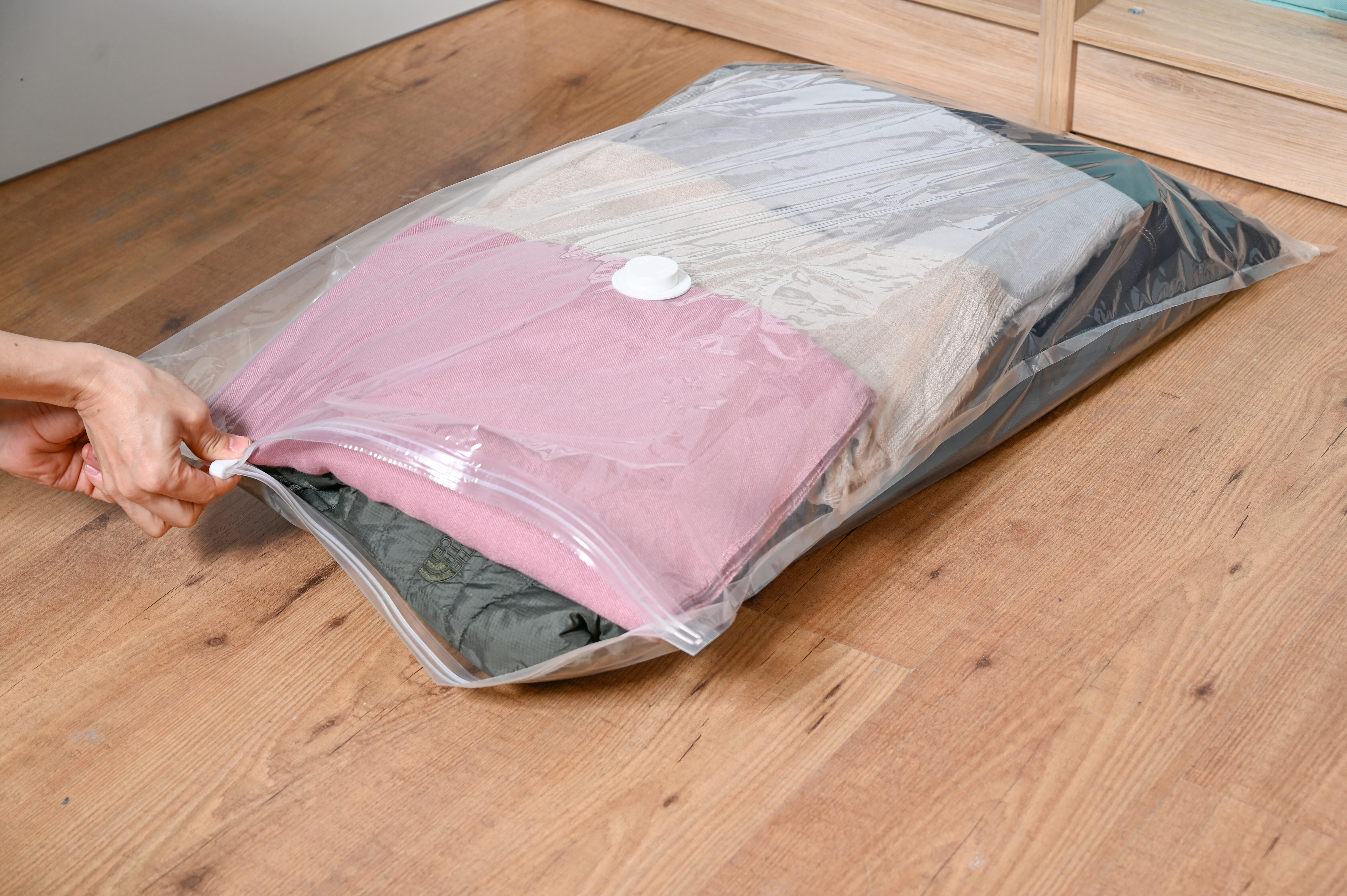 Pack 2 bolsas ahorra espacio al vacío de polietileno de 60.0x90.0 cm - 16