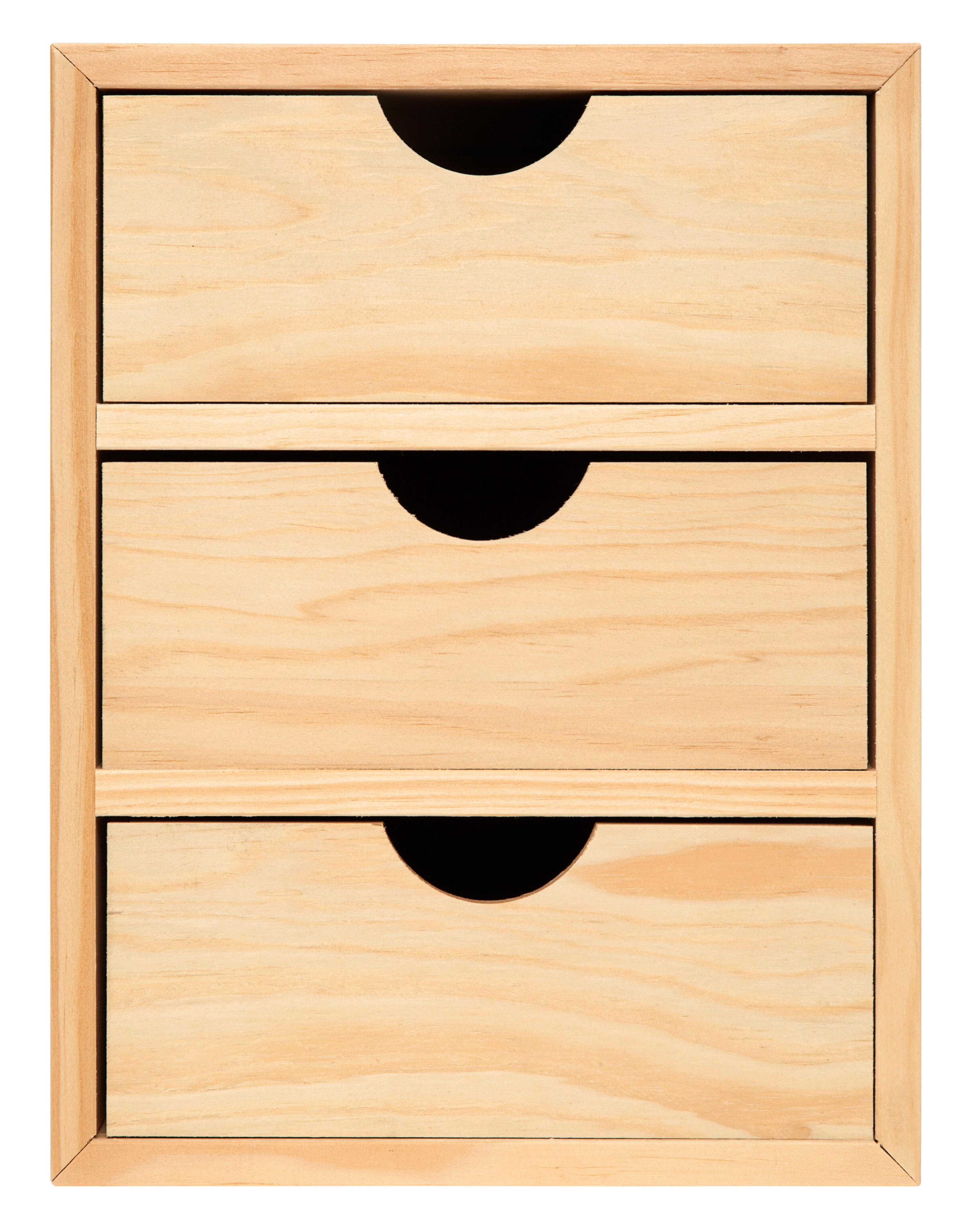 Cassettiera a colonna con 3 cassetti 3 cassetti, L 21 x P 20 x H 28 cm beige - 14