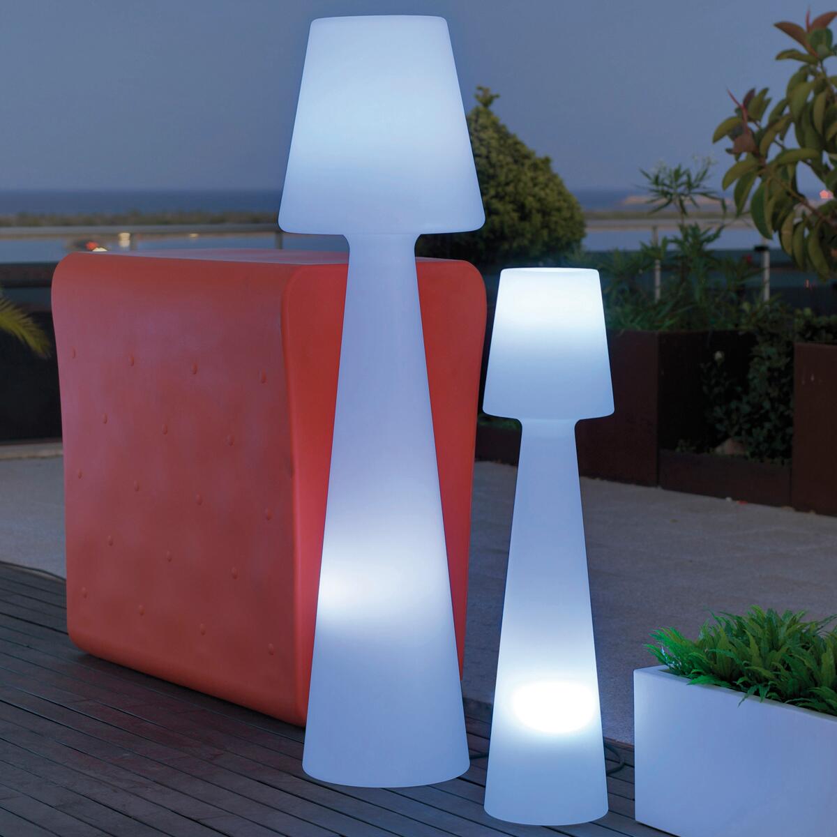 Lampada da terra LED LOLA 110 CAVO  bianco, luce bianco freddo 1600 lumen NEWGARDEN - 8