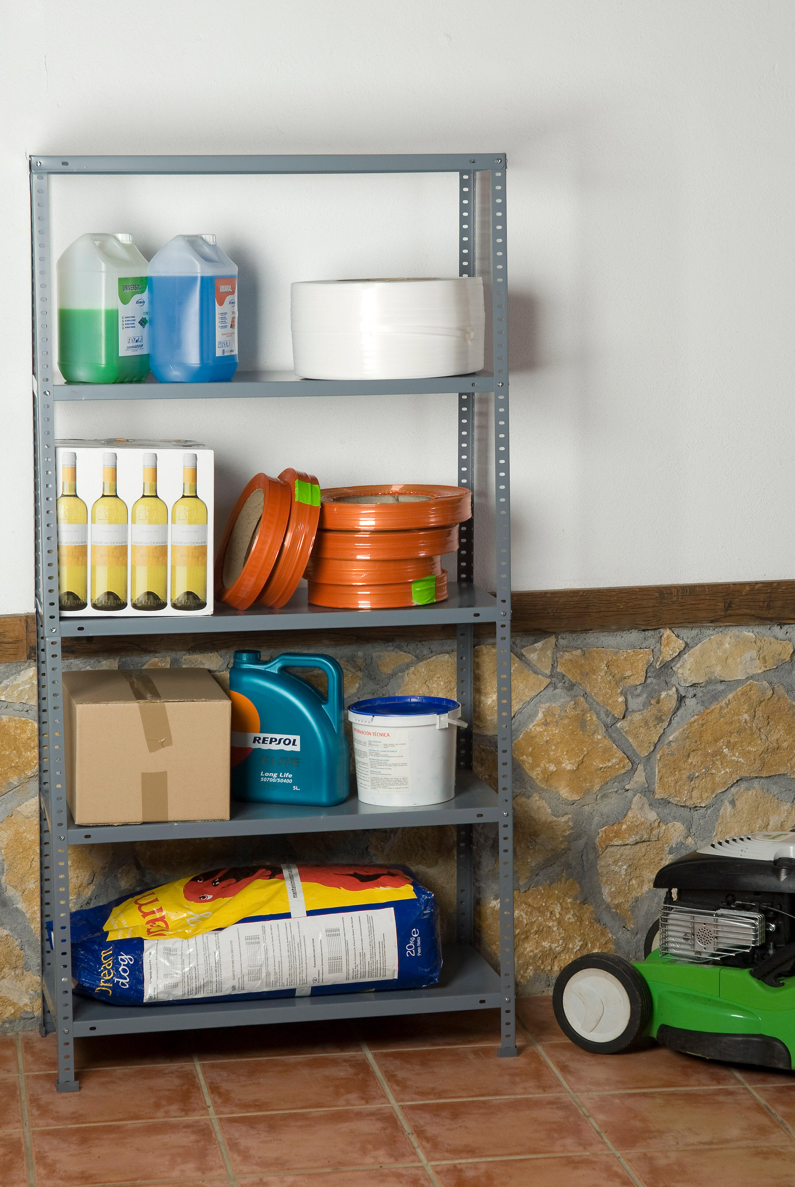 Estante metálica c/pfs cinza 180x90x40cm 80kg AR STORAGE SOLUTIONS - 3