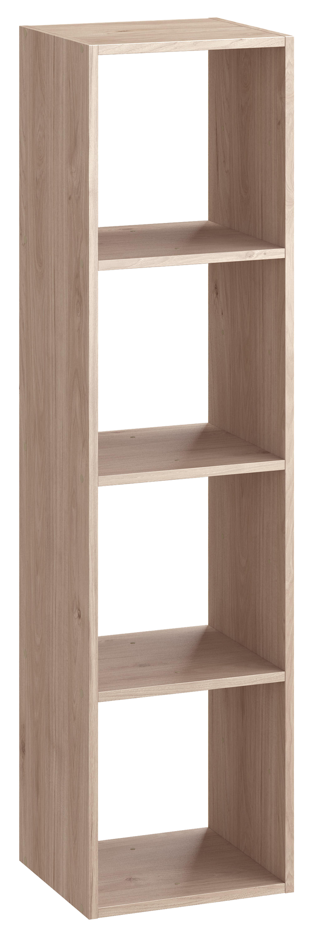 Estante cubo 4x1 carvalho 139,3x36x31,7 cm Spaceo Kub