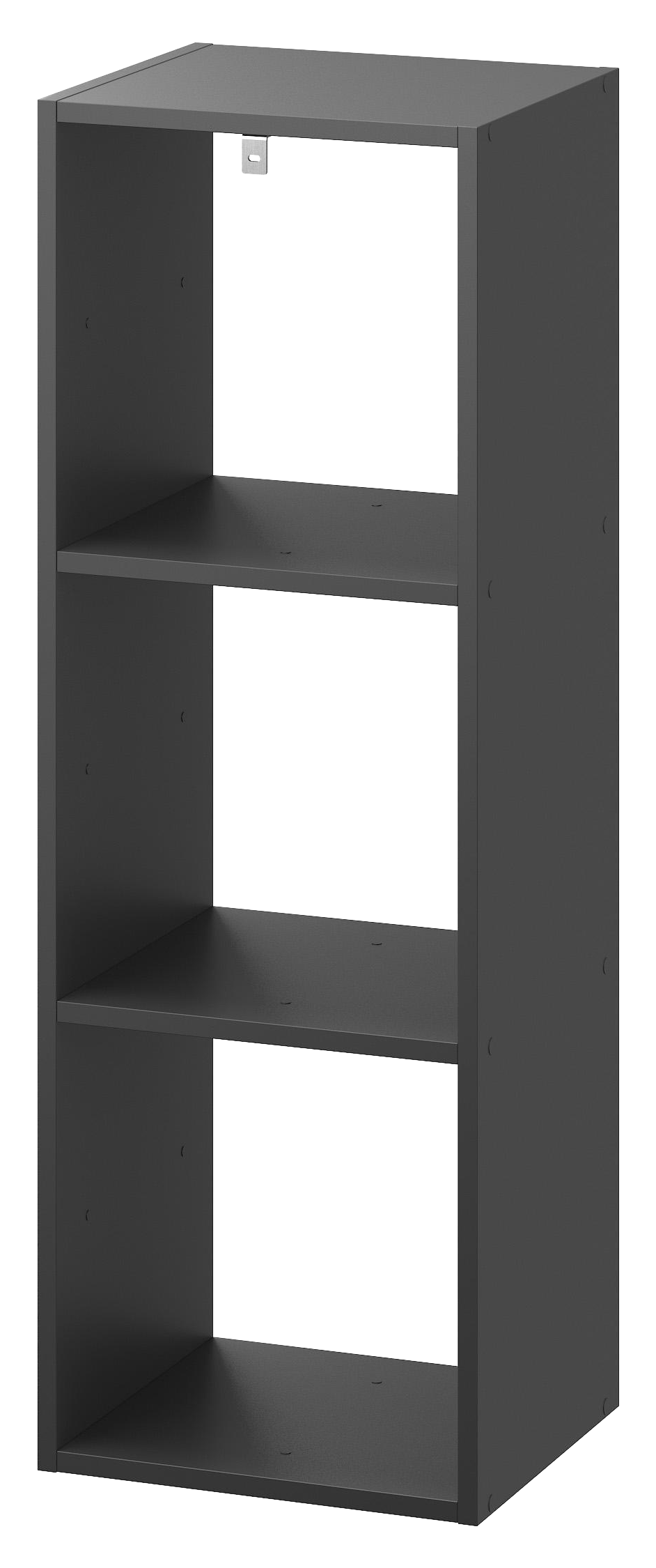 Estante de parede 3 cubos cinza 36 x 31,7 x 104,9 cm Spaceo Kub - 2