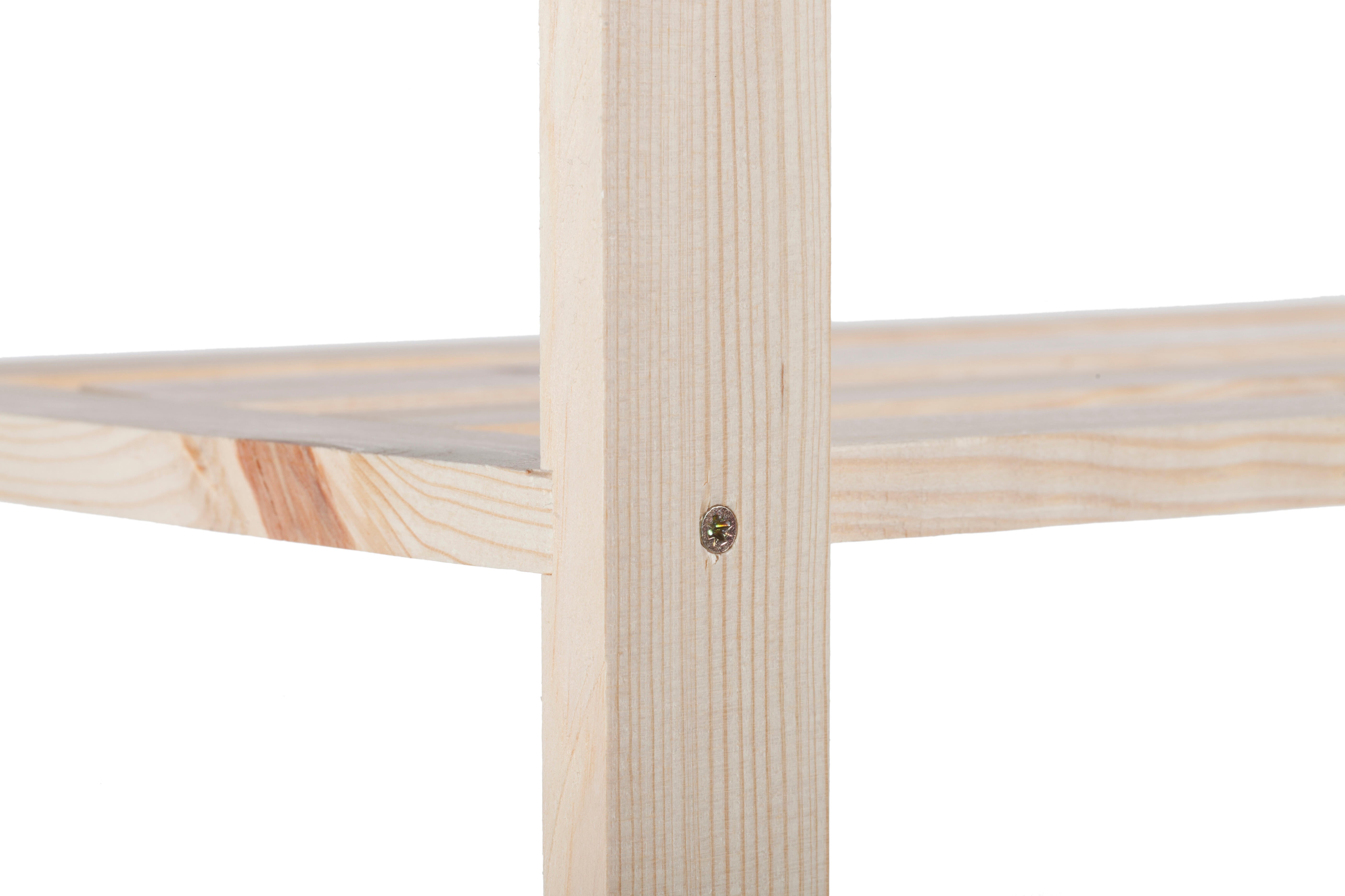 Estante de pinho 5 prateleiras 70x30x170 cm 30 kg - 13