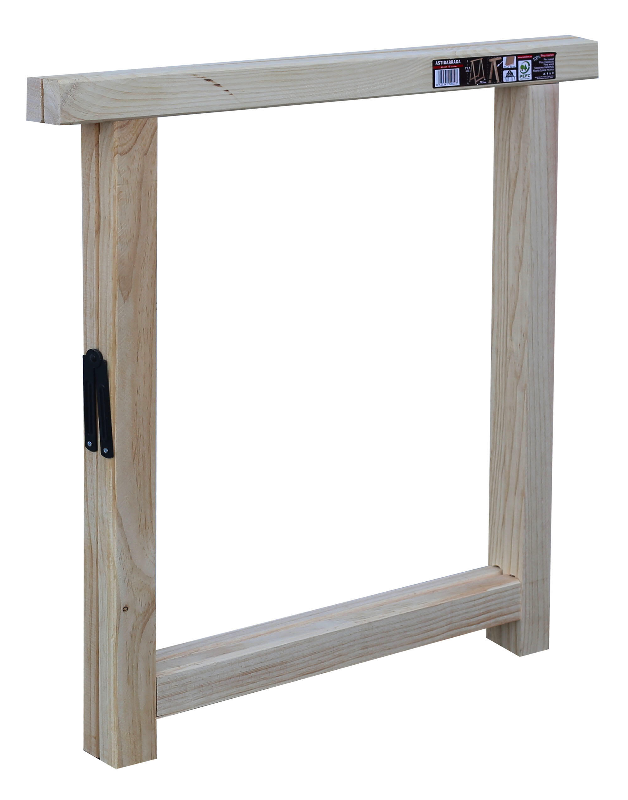 Cavalletto pino Professionale L 73.5 x P 73.5 x H 75.5 cm legno naturale - 9