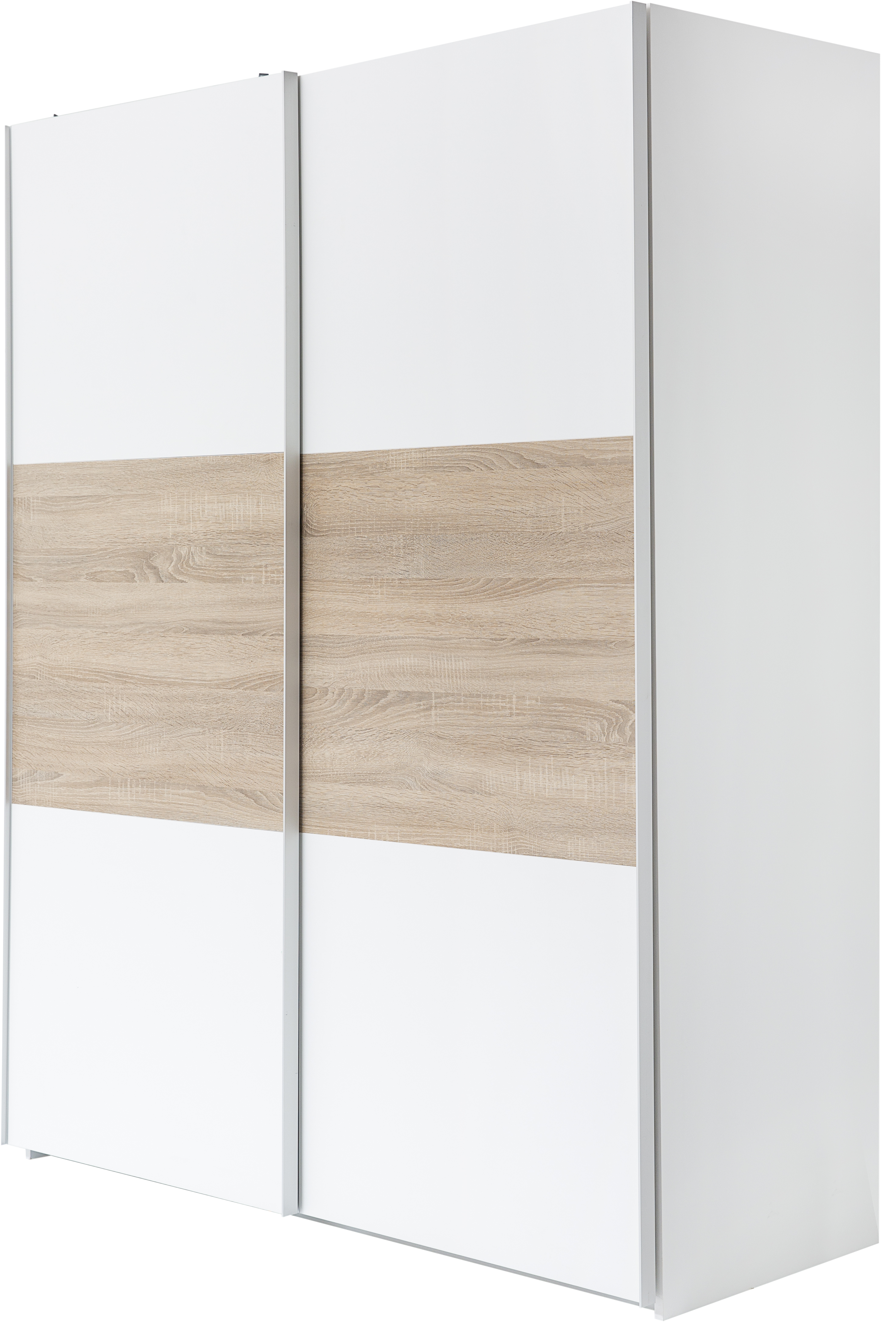 Armario puerta corredera One 150x200x60cm con 2 puertas color roble - 24