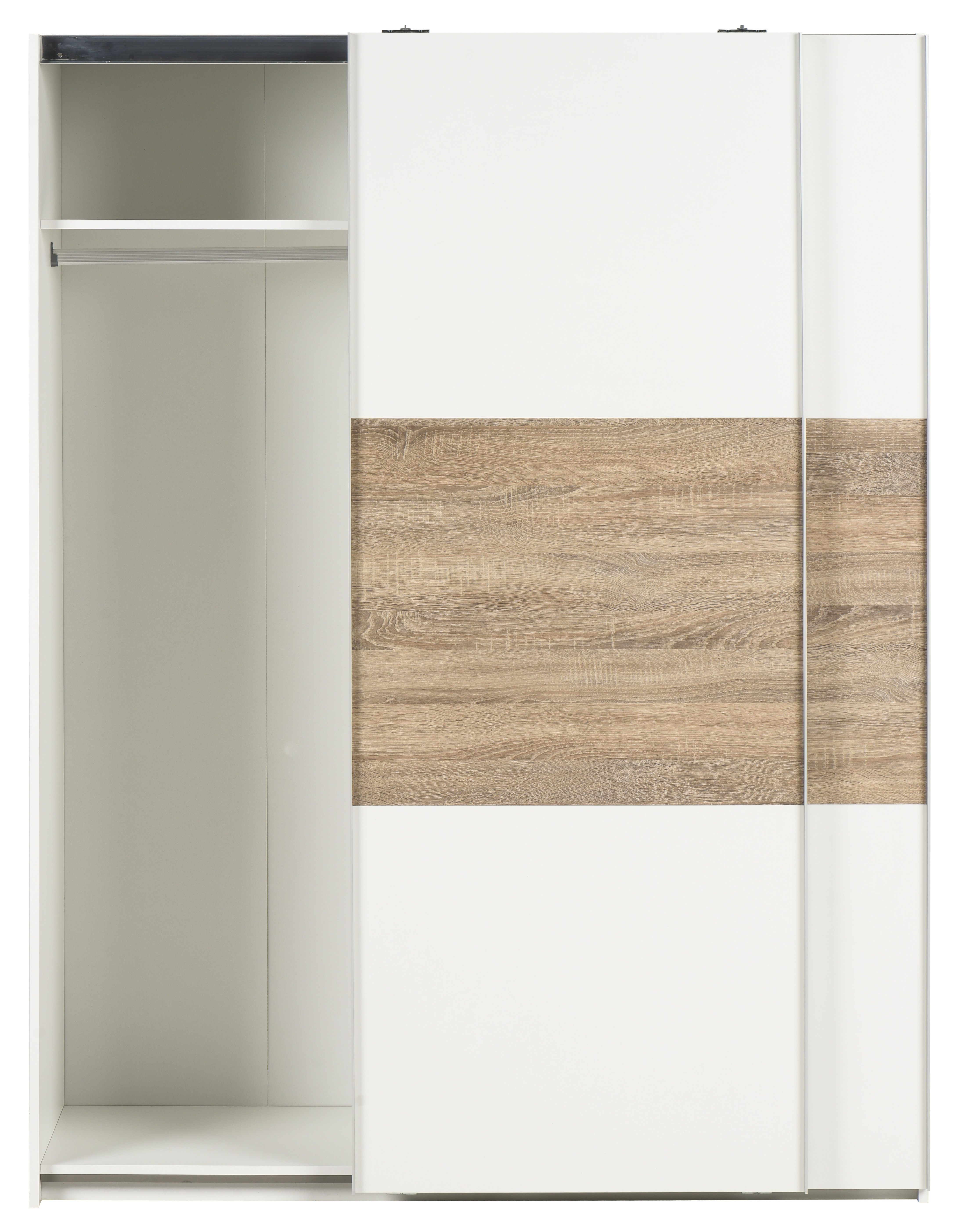 Armario puerta corredera One 150x200x60cm con 2 puertas color roble - 23