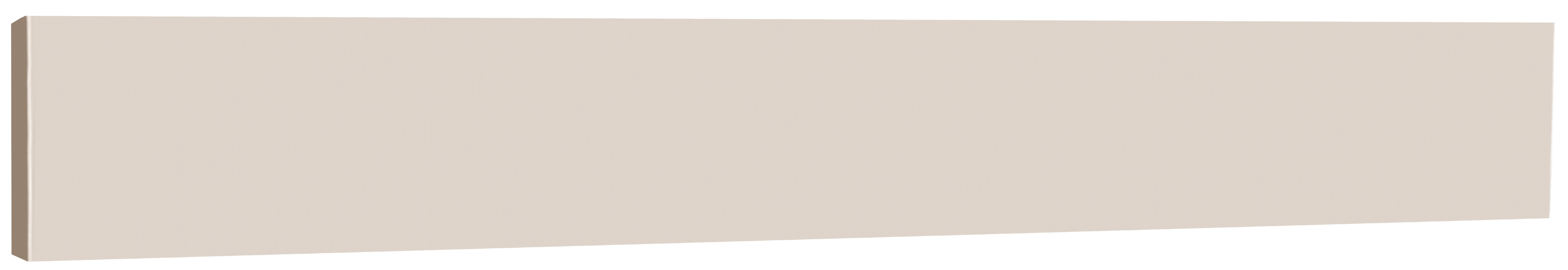 Regleta hor/lw de cocina atenas topo mate h 16.5 x 60 cm