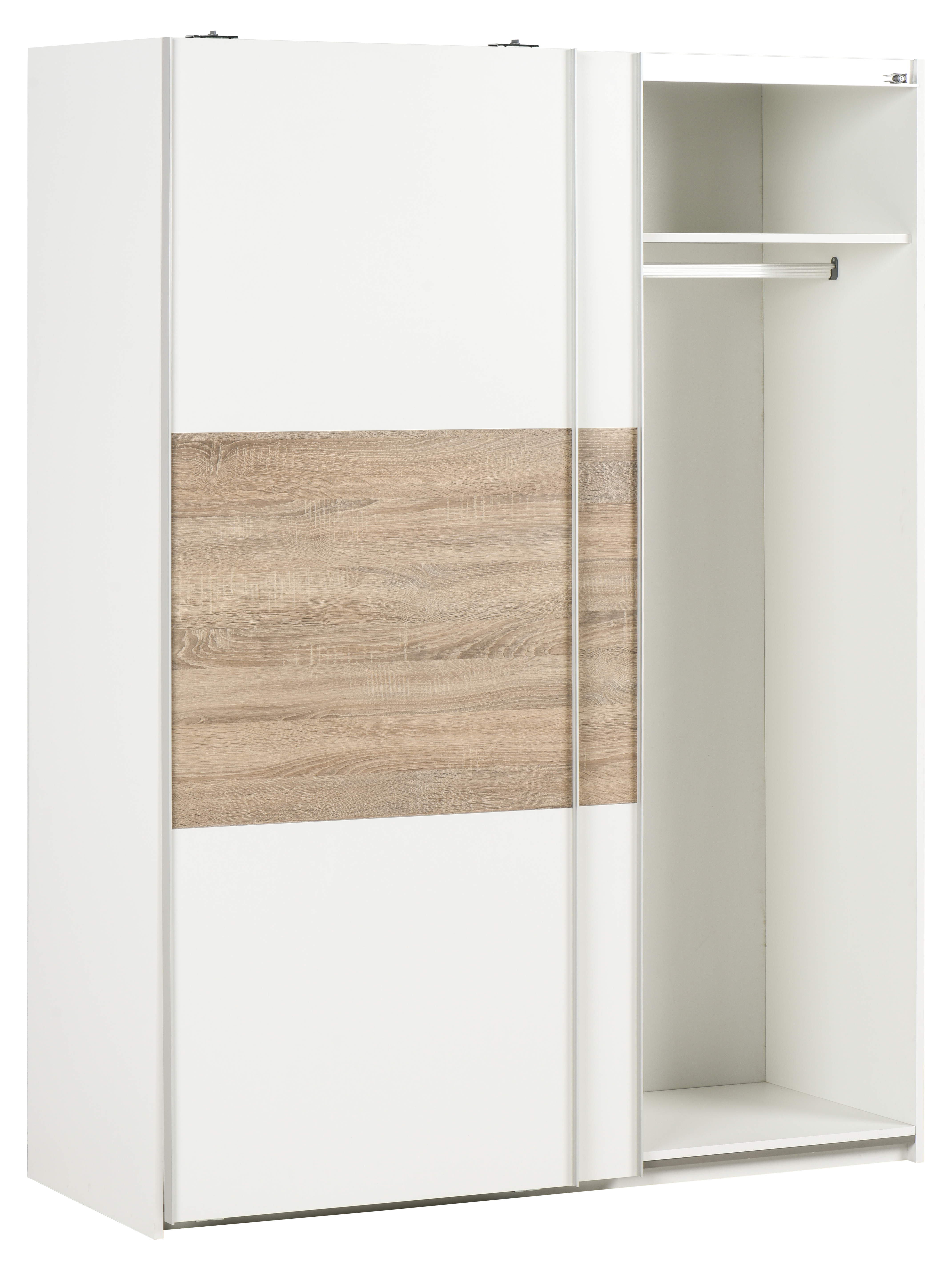 Armario puerta corredera One 150x200x60cm con 2 puertas color roble - 20