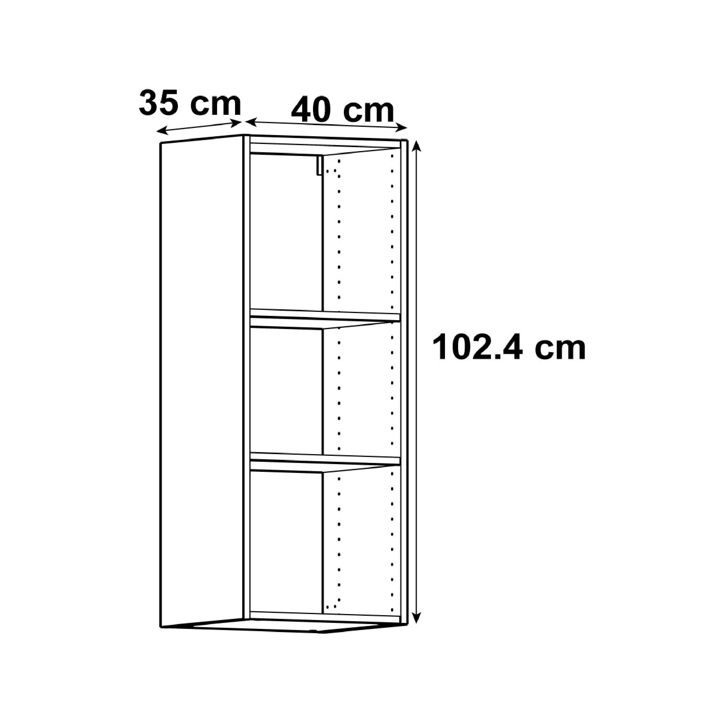 Módulo superior Delinia 40X35X103CM branco - 4