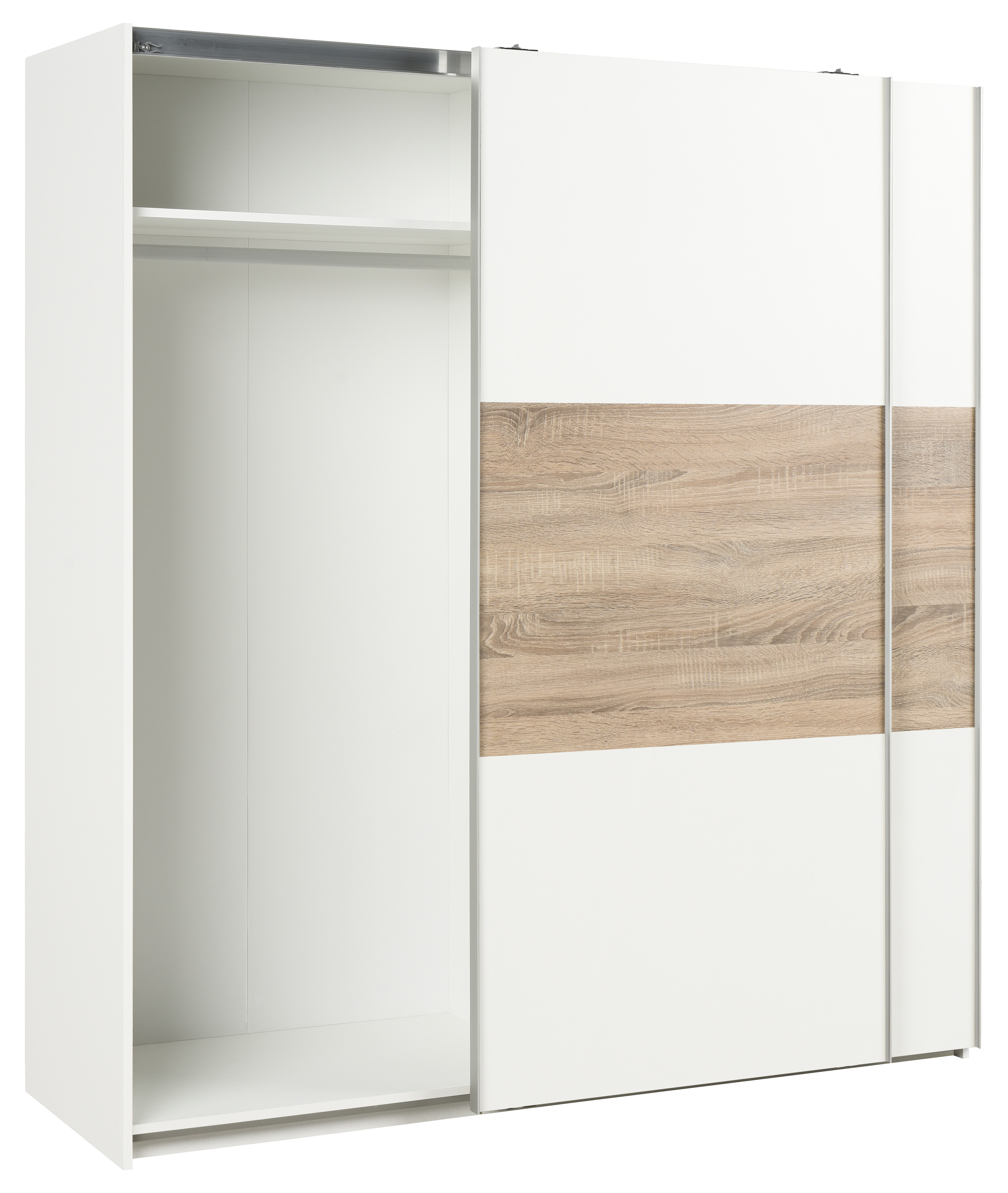 Roupeiro em kit ONE BRANCO/CAMBRIAN 2 PORTAS 200X180X60CM - 12