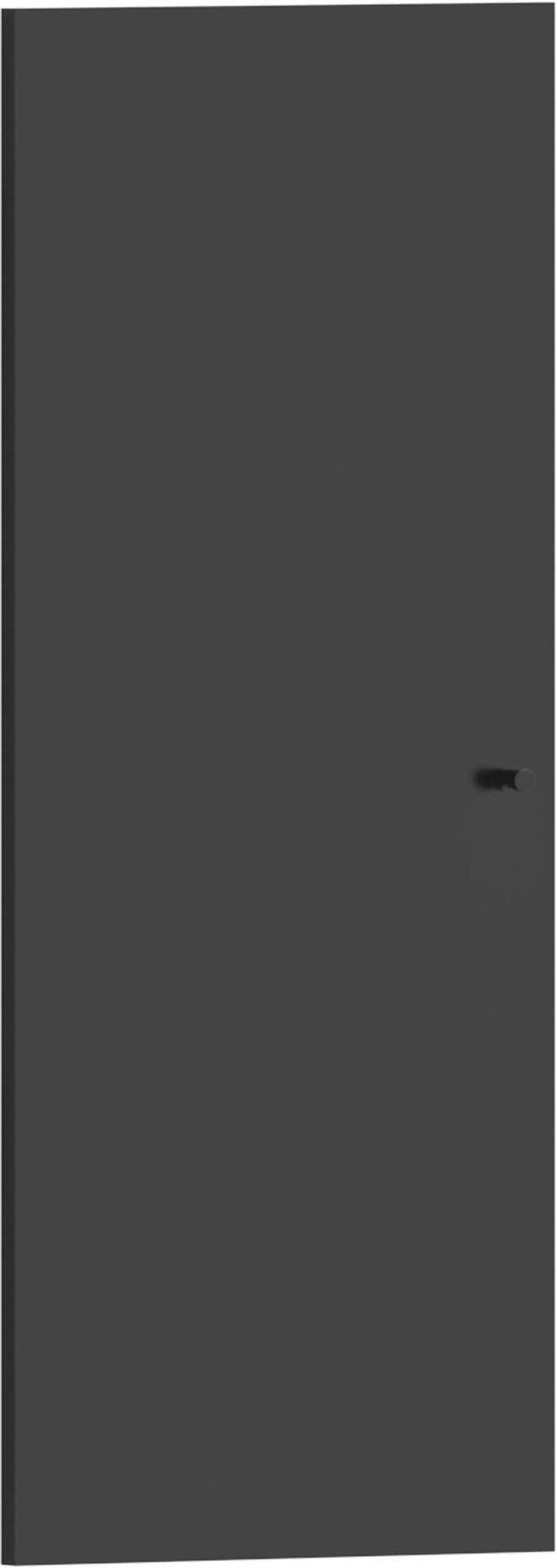 Puerta abatible para módulo de armario spaceo home gris 40x100cm