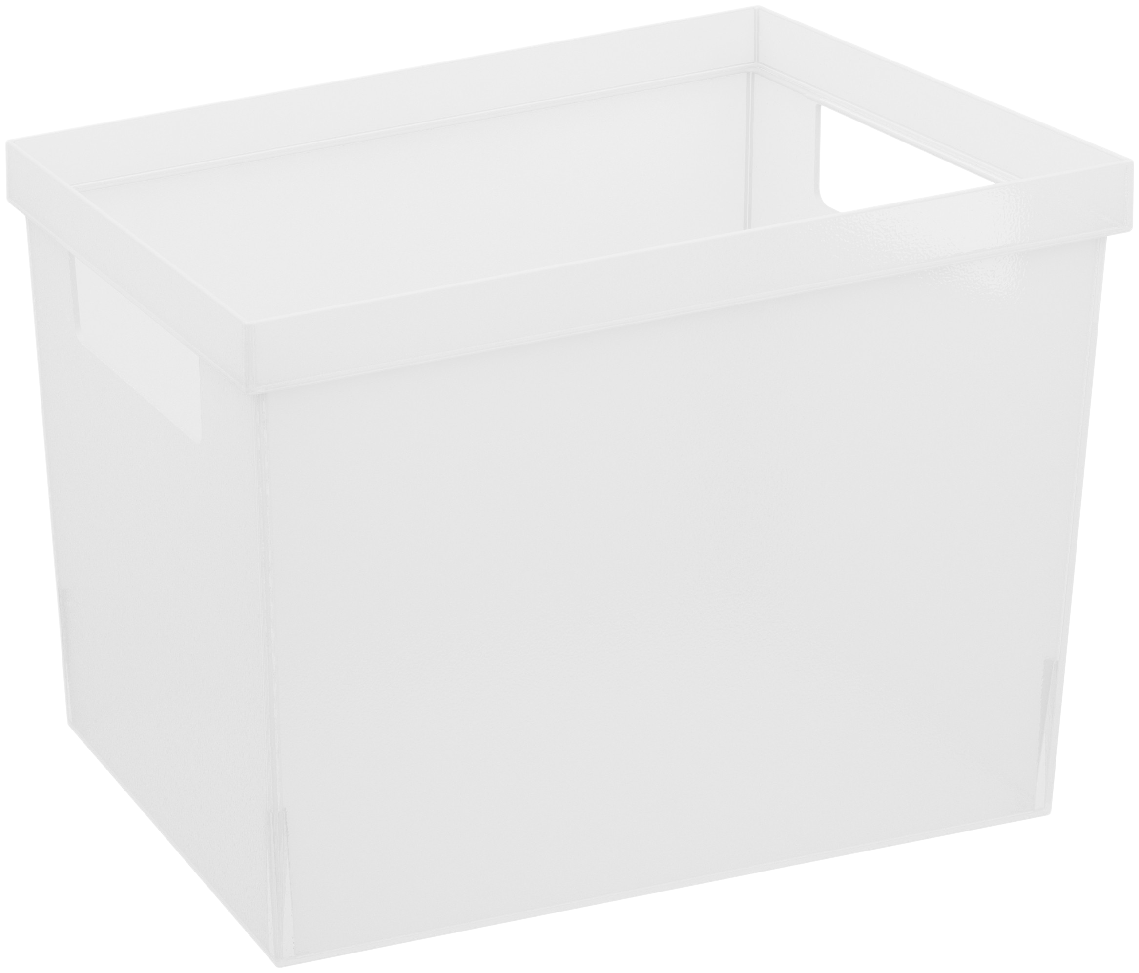 Porta utensilio delinia id plástico blanco transparente de 200 x 150 mm