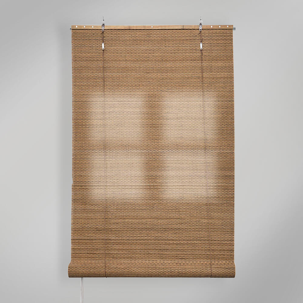 Tenda a rullo filtrante Bamboo Nairobi marrone 90x220 cm - 3