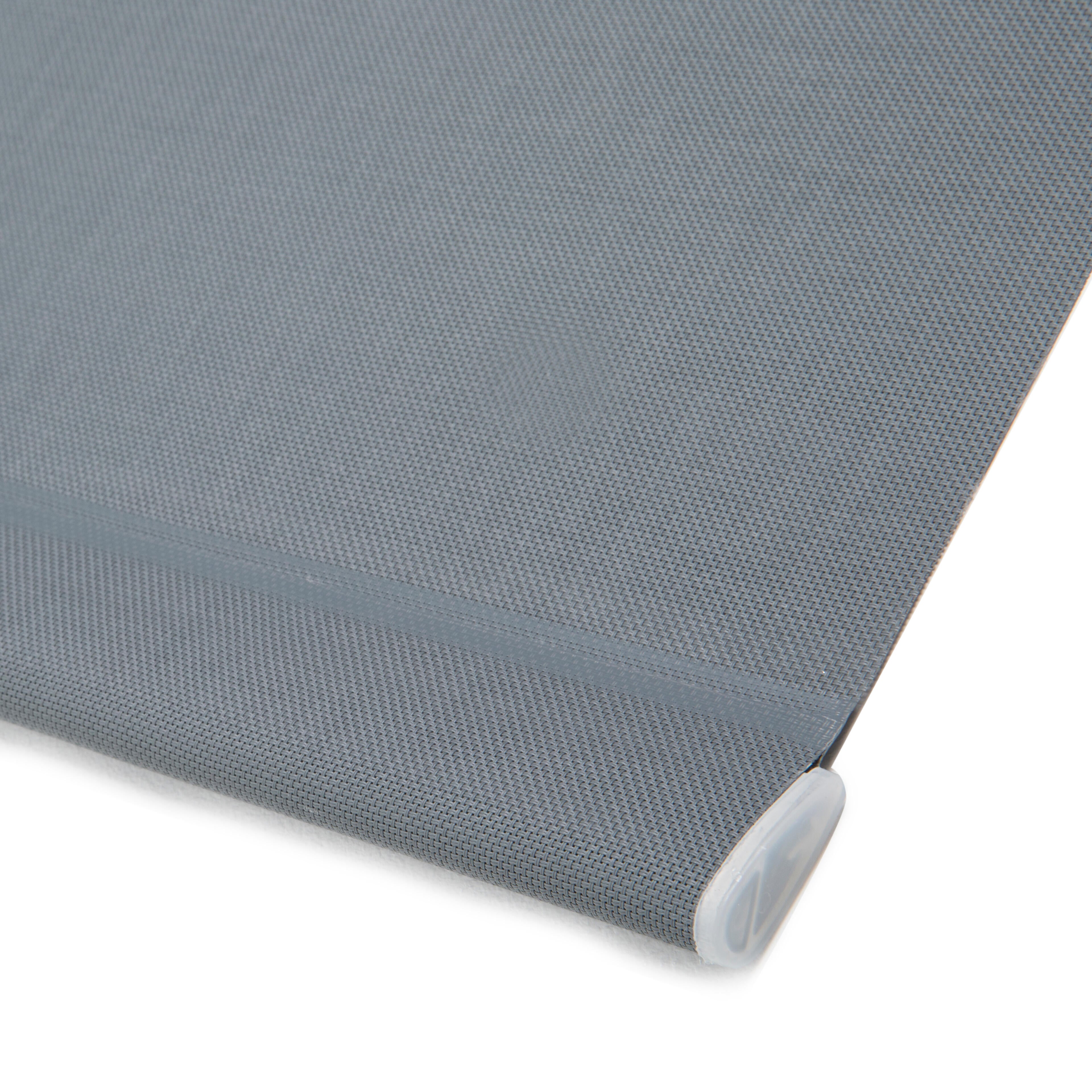 Estor enrollable screen 5% térmico con cadena Industry pvc liso gris oscuro de 220x250cm - 8