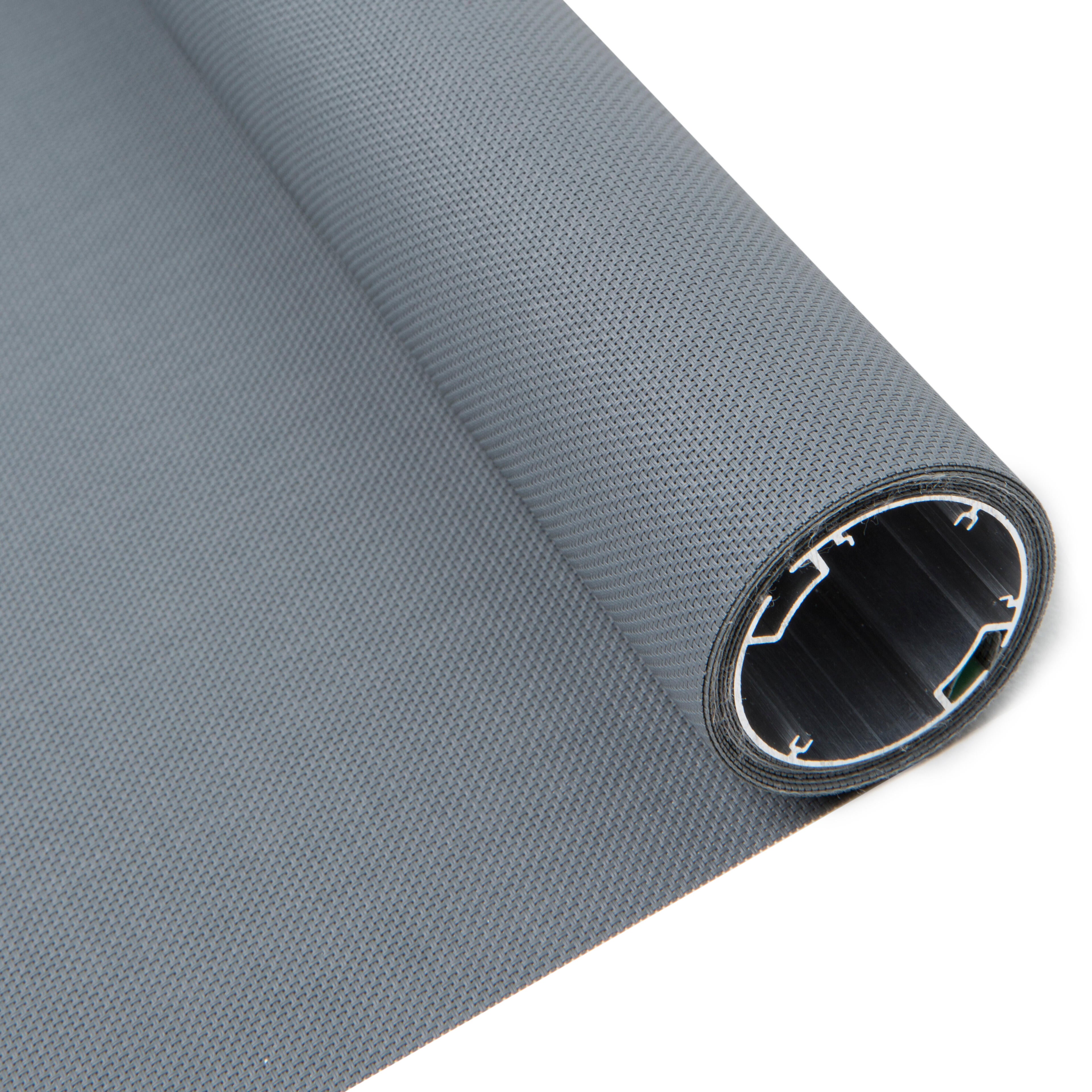 Estor enrollable screen 5% térmico con cadena Industry pvc liso gris oscuro de 220x250cm - 7