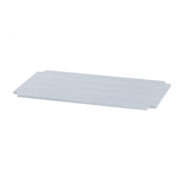 Ripiano diritto per scaffalatura Spaceo Chrome Style+ L 60 x H 1 x P 35 cm