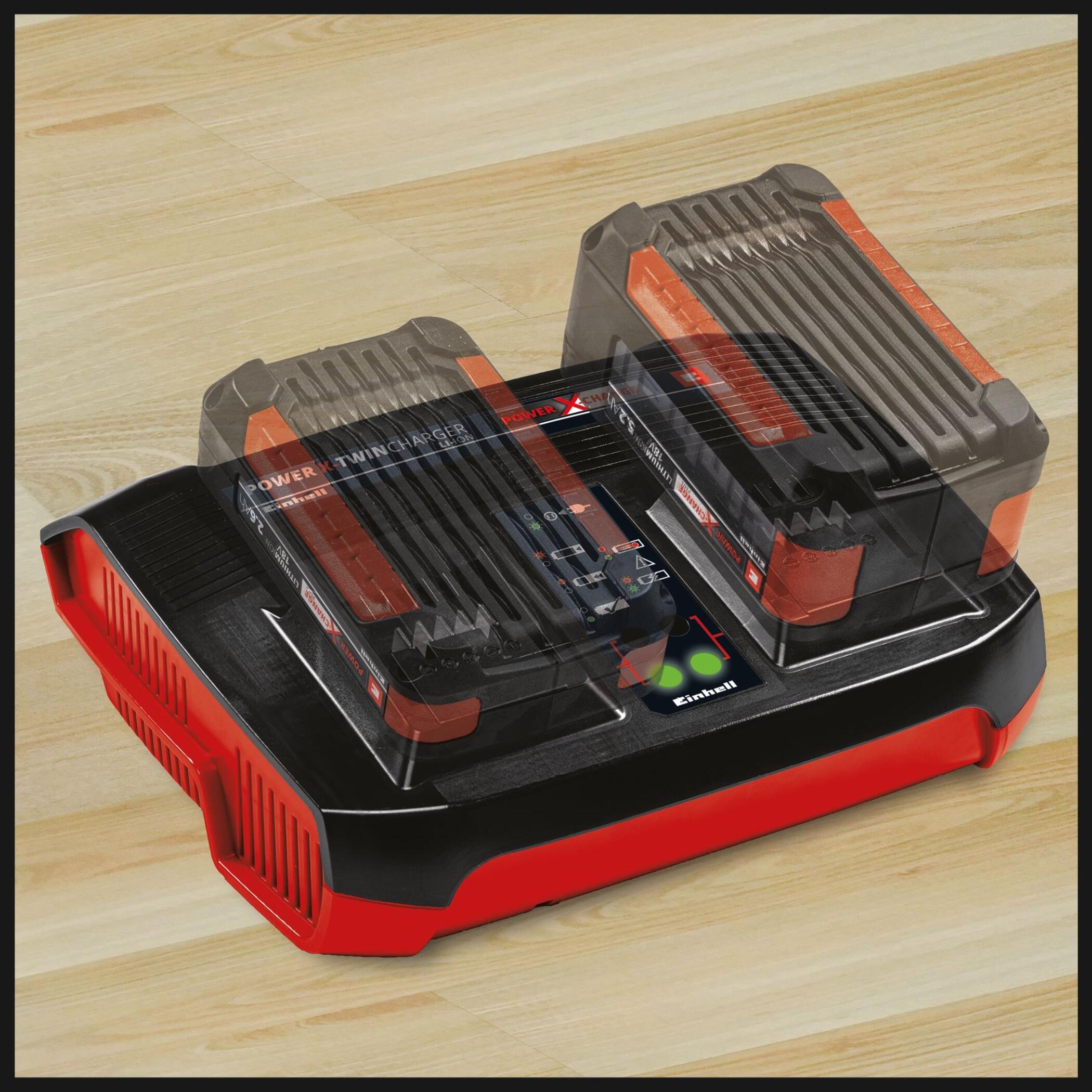 Carregador para bateria EINHELL PXC TWINCHARGER 3 A - 3