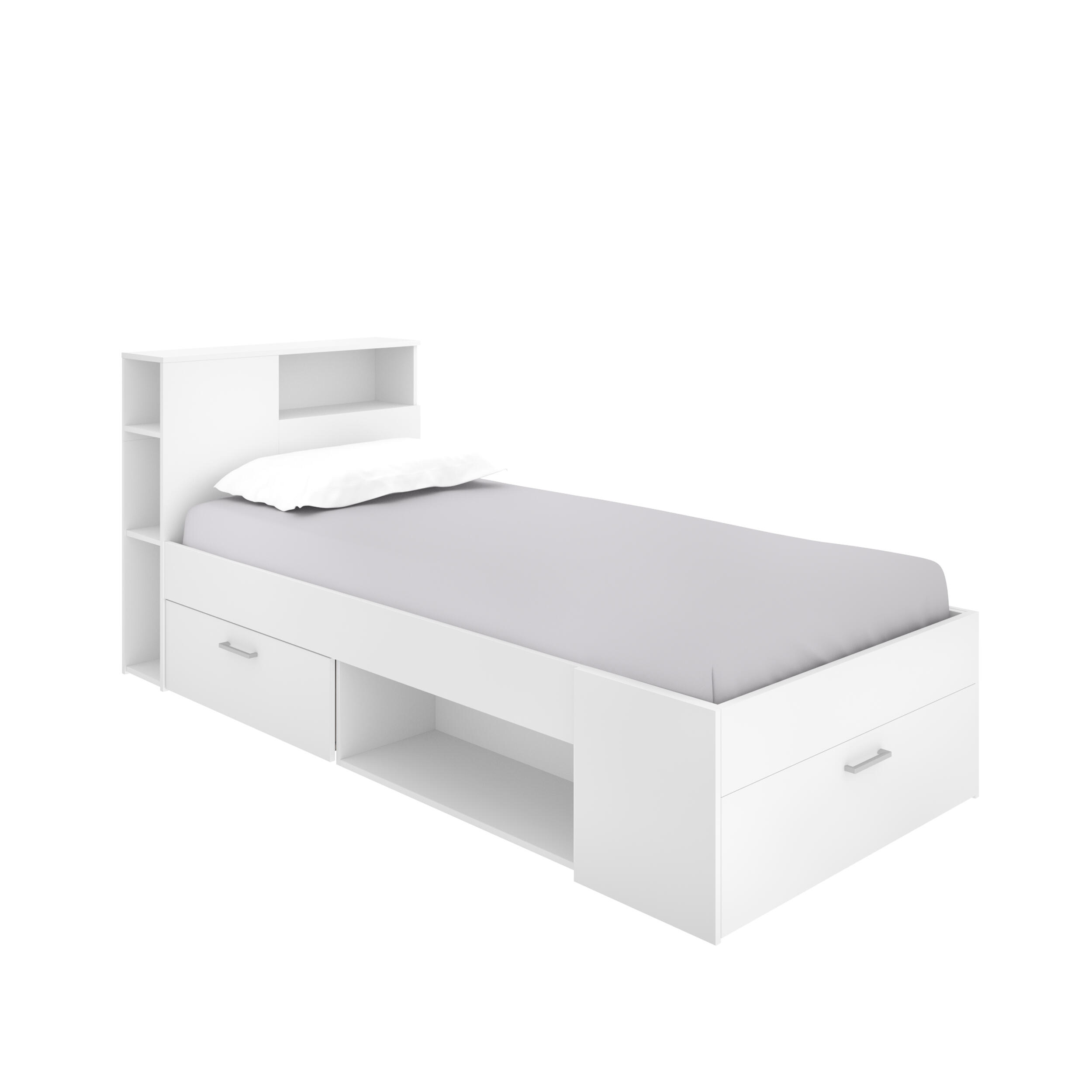Cama nido con cajones Lyra blanco 218,5x99,6x95 cm - 2