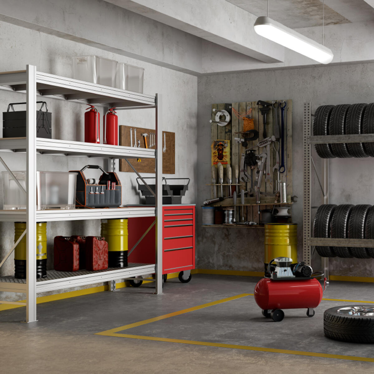 Idee di scaffalatura per garage: soluzioni utili