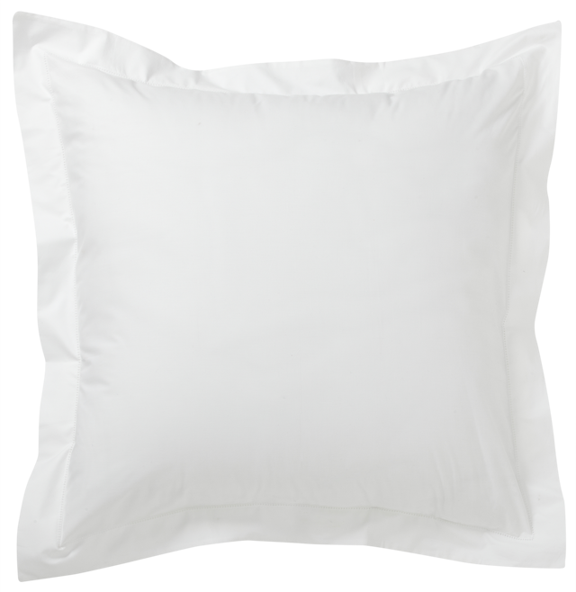 Funda para cuadrante de cama algodón 200 hilos Vainica blanco 60 x 60 cm para cama de 90, 105, 135, 140, 150, 160, 180, 200 cm