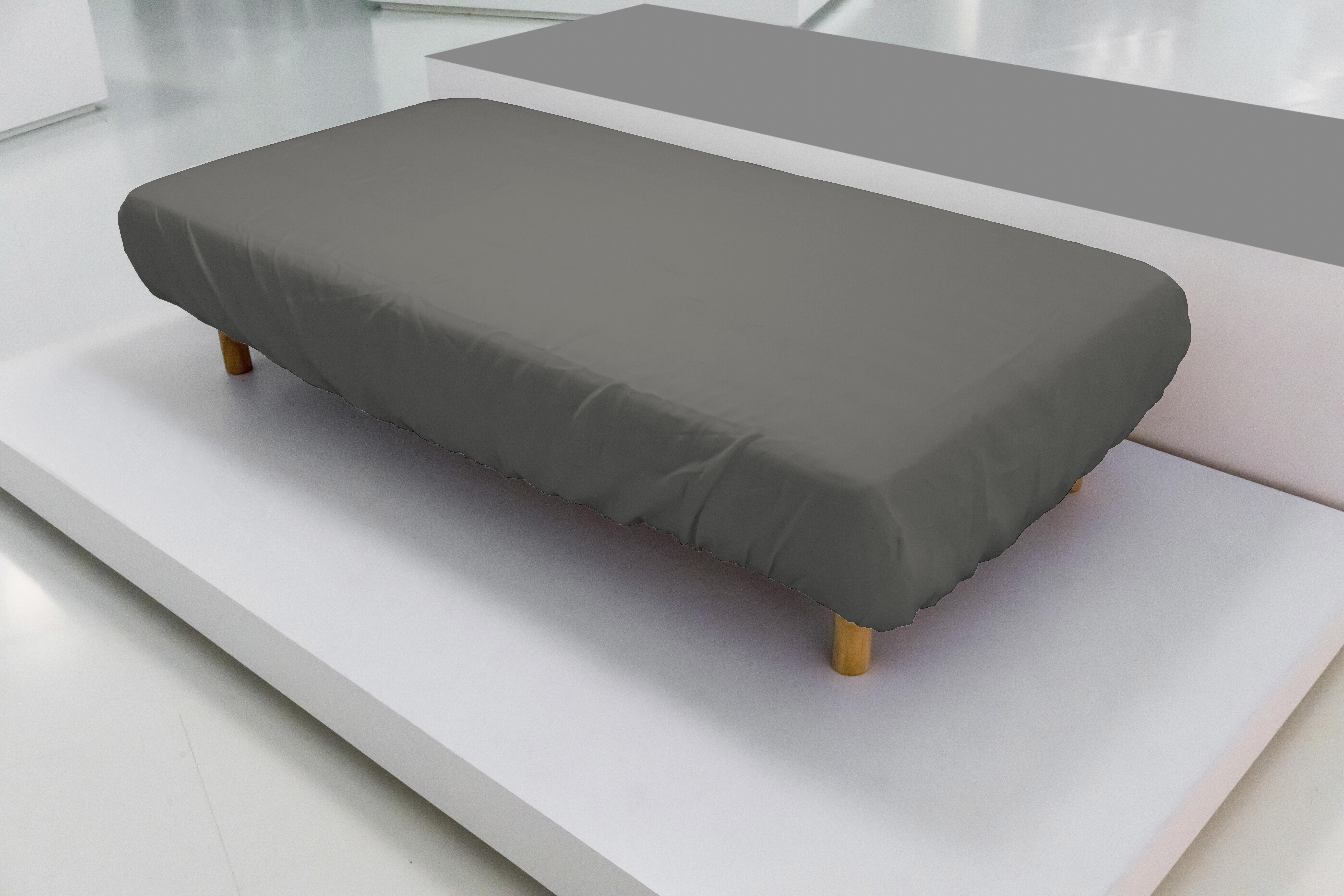 Sábana bajera wash grament percal 200 hilos verde helecho para cama de 180 cm