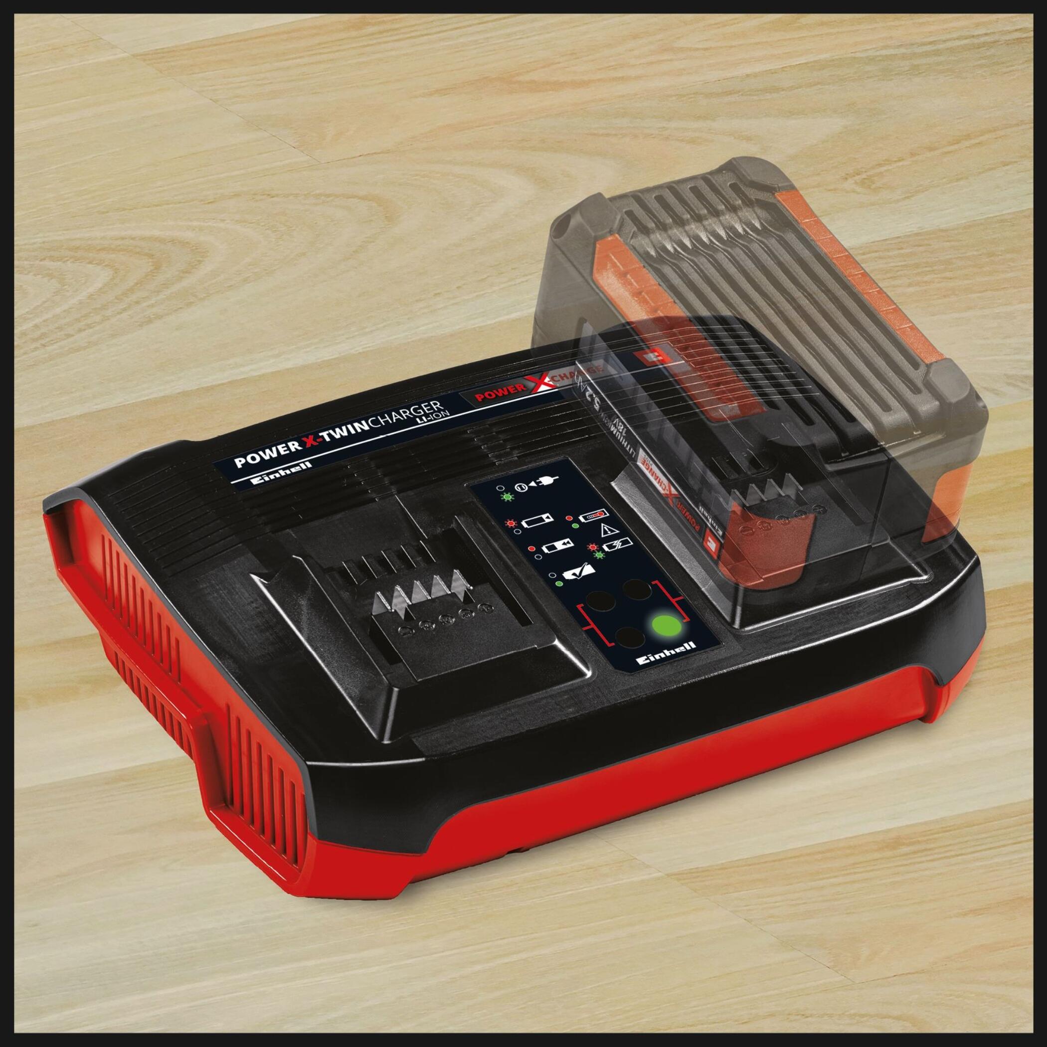 Carregador para bateria EINHELL PXC TWINCHARGER 3 A - 2
