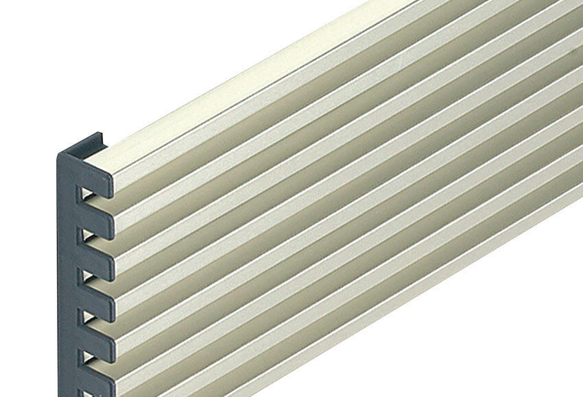 Rejillas de ventilación horno o frigo de aluminio de 59.8x12.4 cm