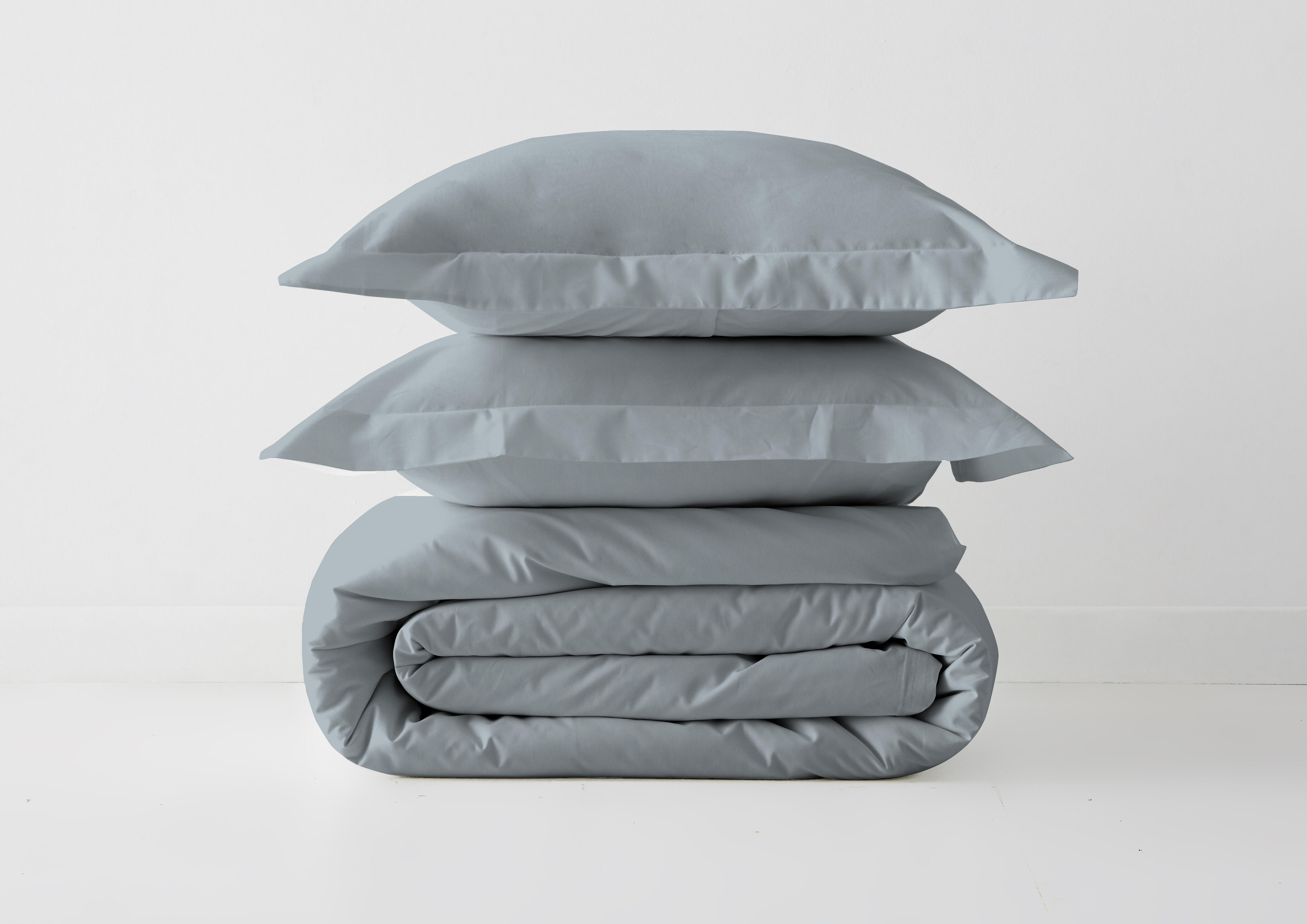 Funda de almohada Wash garment  algodón 200 hilos azul sky 50 x 95 cm - 3