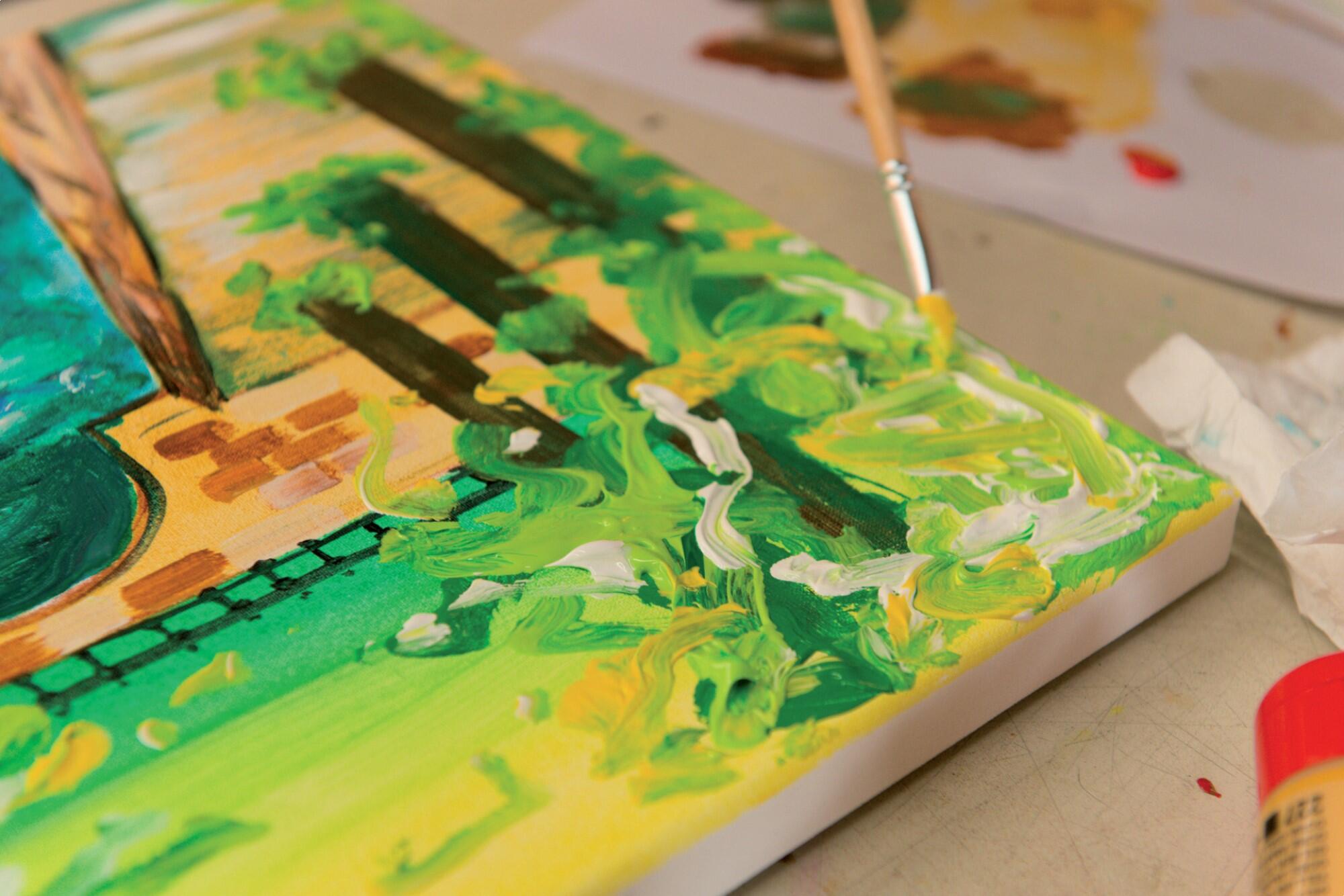 Tubo de pintura acrílica art creation TALENS 75ml negro marfil - 4