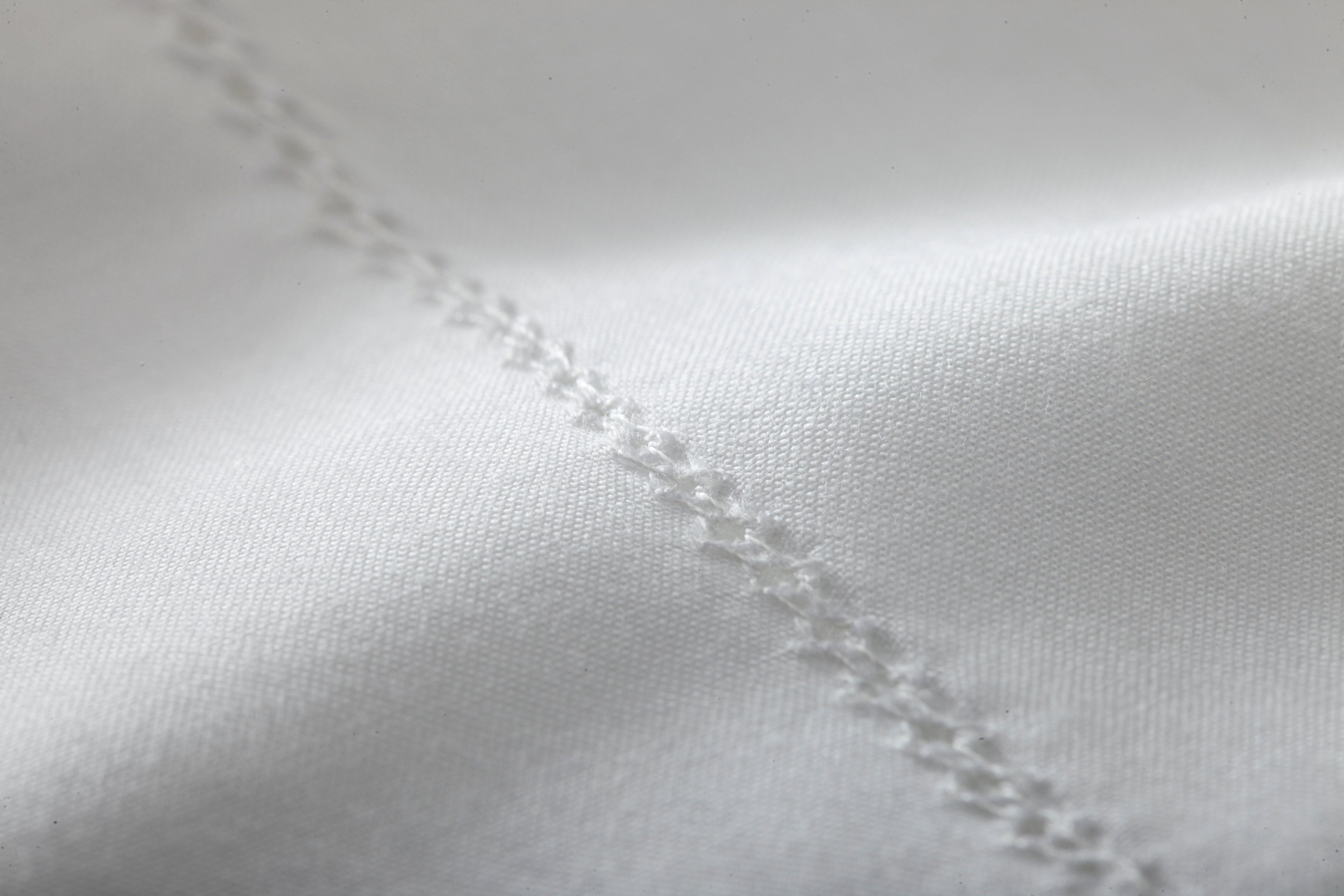 Sábana encimera Vainica algodón percal 200 hilos blanco 270x270 para cama 135 cm - 3