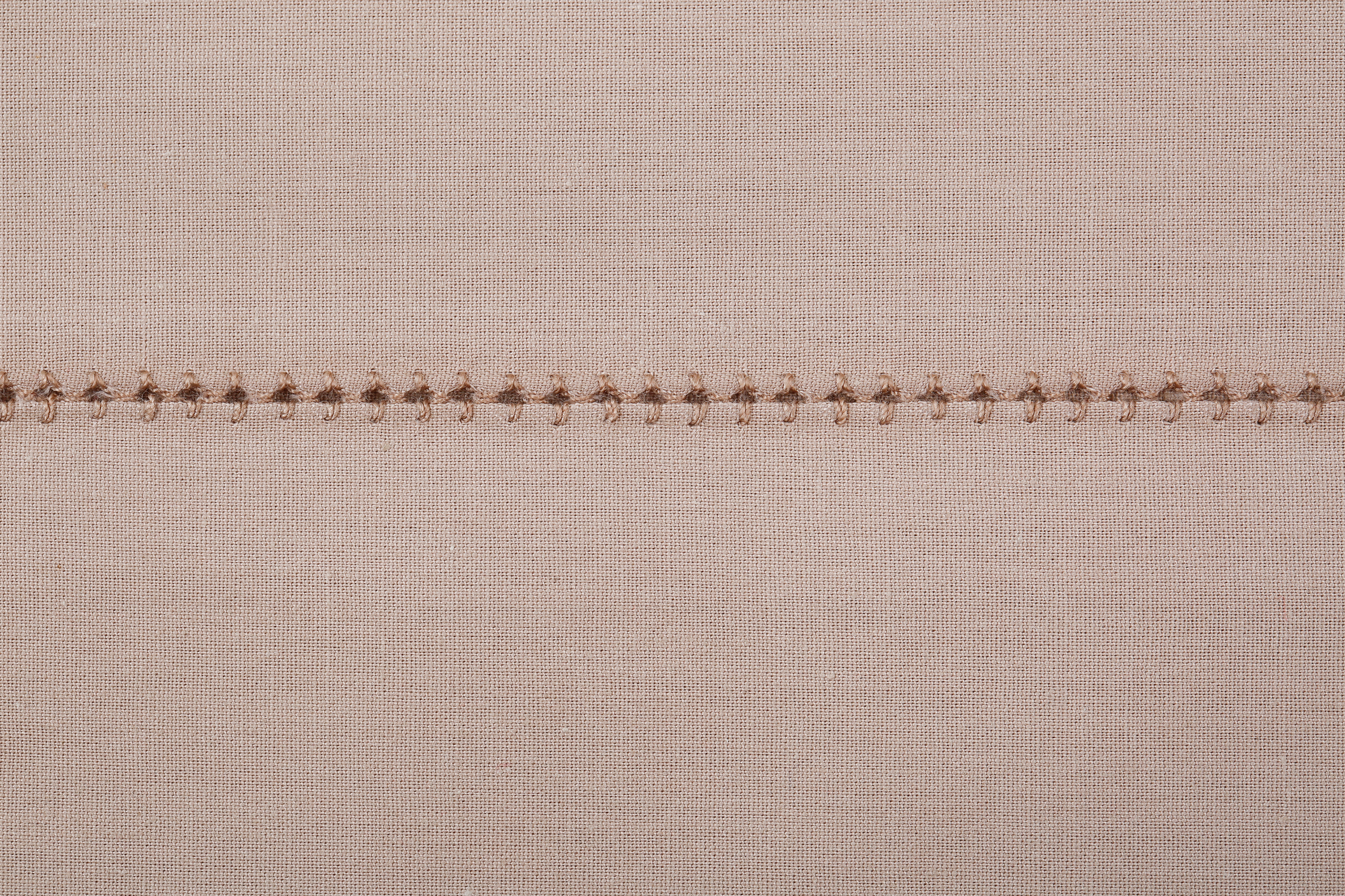Sábana encimera de percal Vainica topo para cama de 150 cm - 4