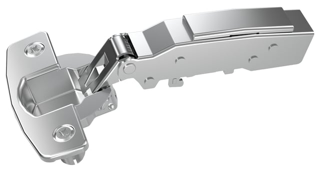 Dobradiça para frente de cozinha Standers aço 110º com amortecedor 2 unidades