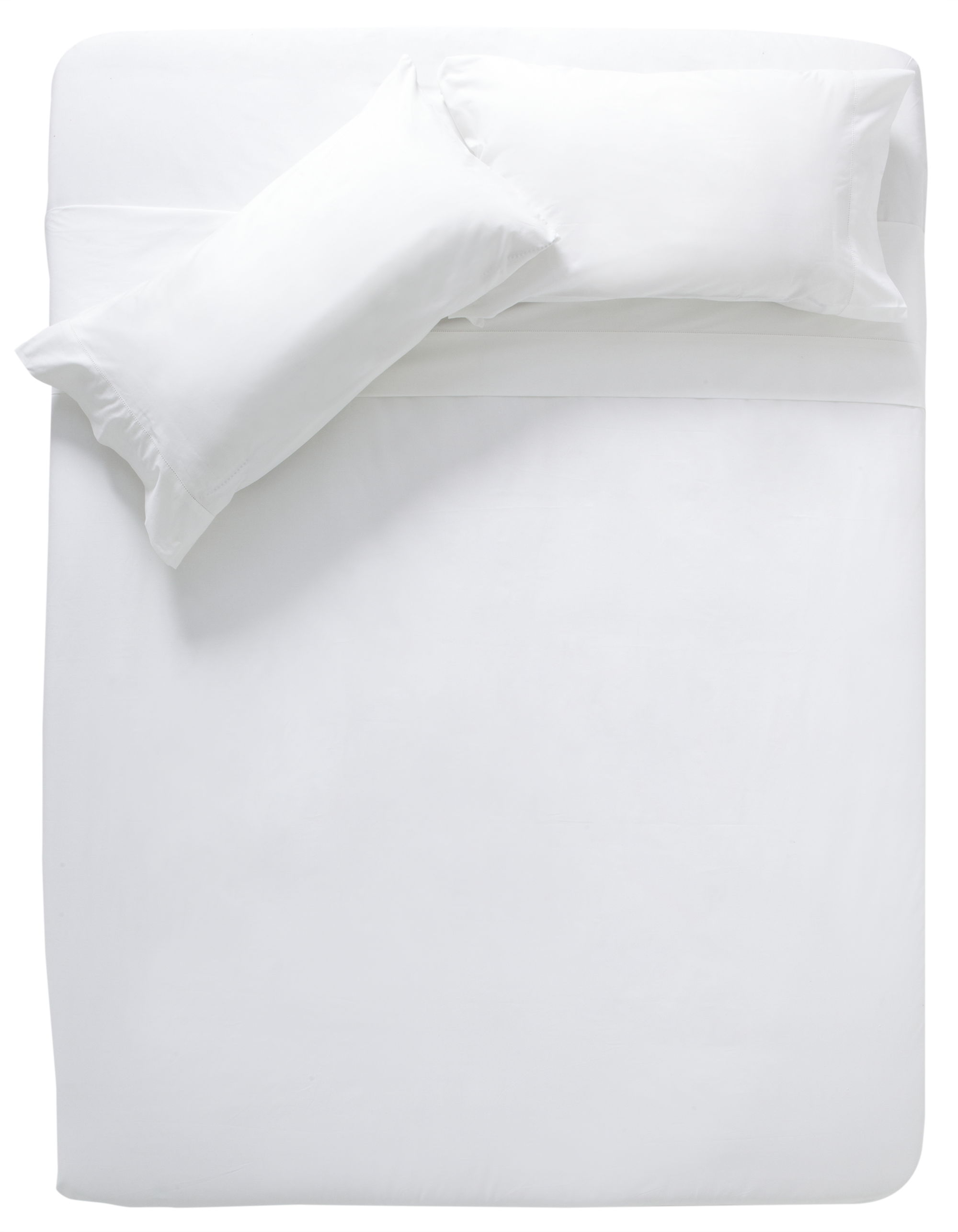 Sábana encimera Vainica algodón percal 200 hilos blanco 270x270 para cama 135 cm - 6
