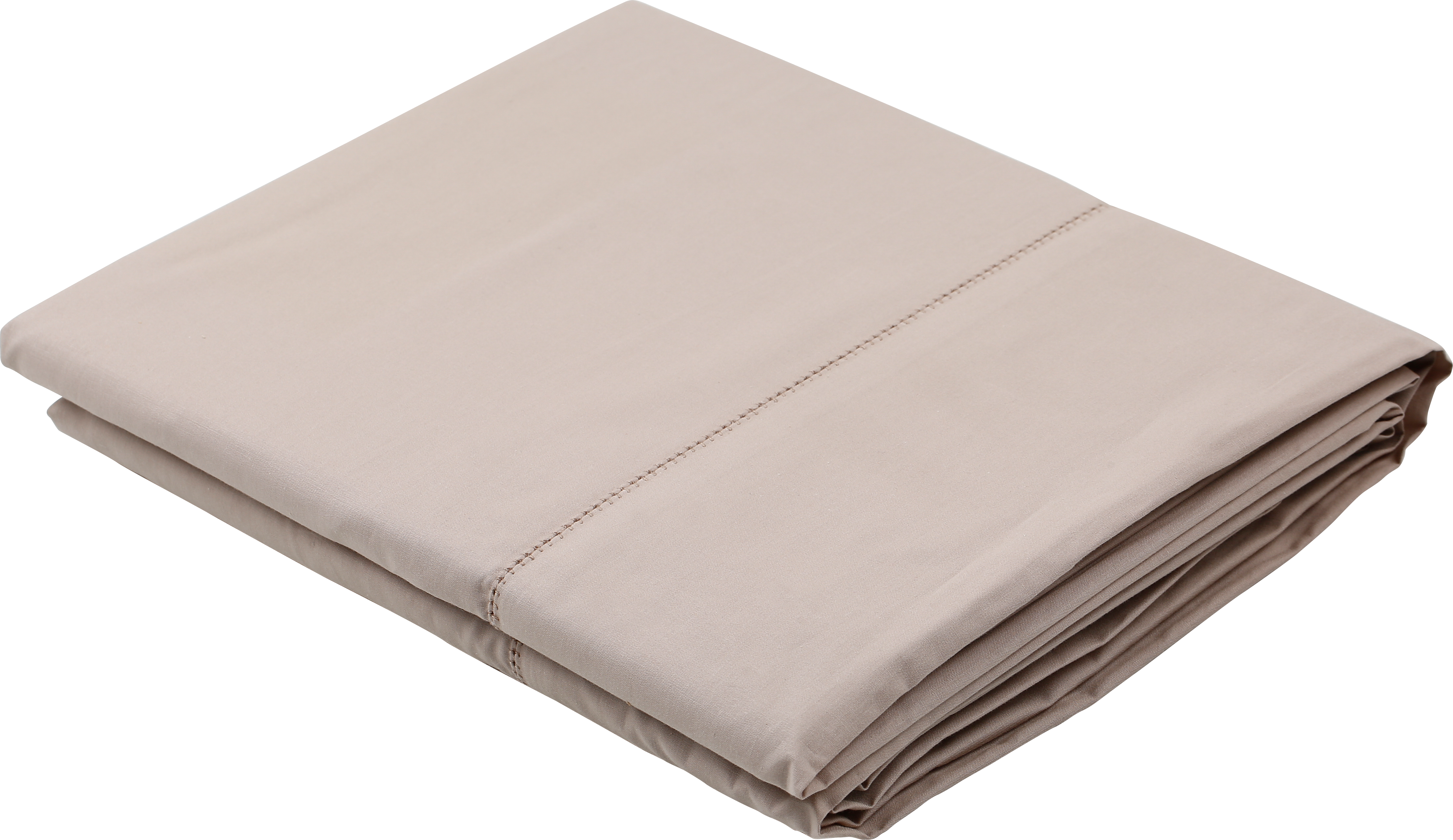 Sábana encimera de percal Vainica topo para cama de 150 cm - 2
