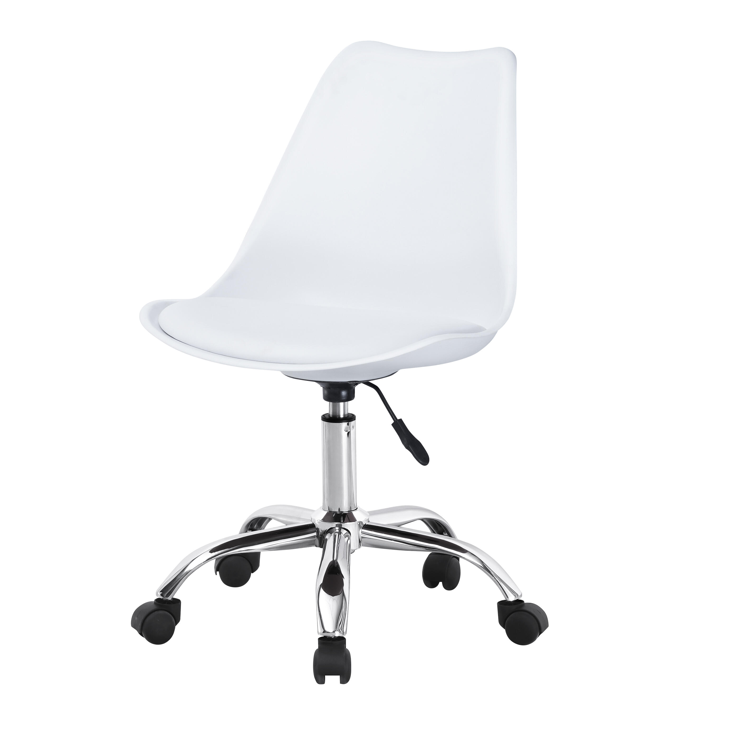 Silla de escritorio con respaldo adriana blanca